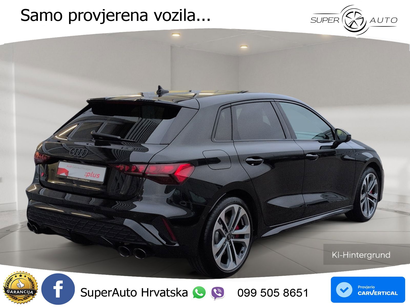Audi S3 2.0 TFSI (333 KS) quattro S tronic MATRIX+GR SJED+KAM