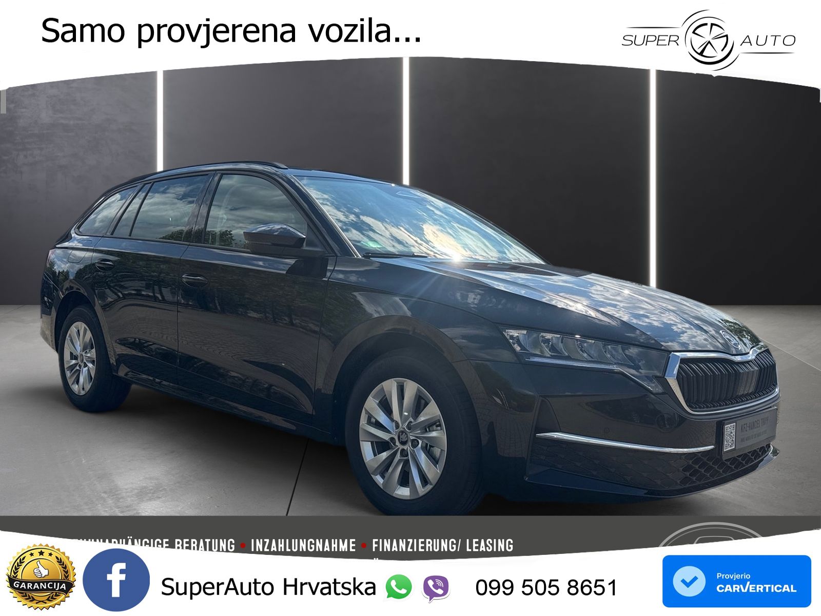 Škoda Octavia Combi 2.0 TDI (150 KS) DSG LED+GR SJED+ACC