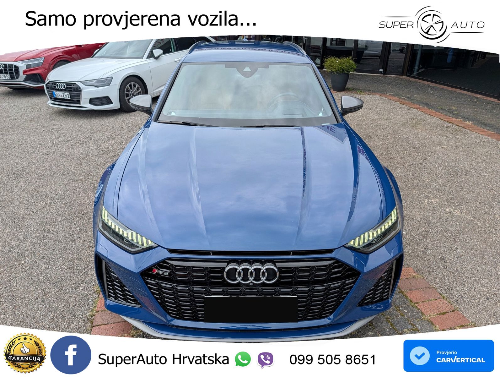 Audi RS6 Avant 4.0 TFSI V8 performance (630 KS)  quattro tiptronic
