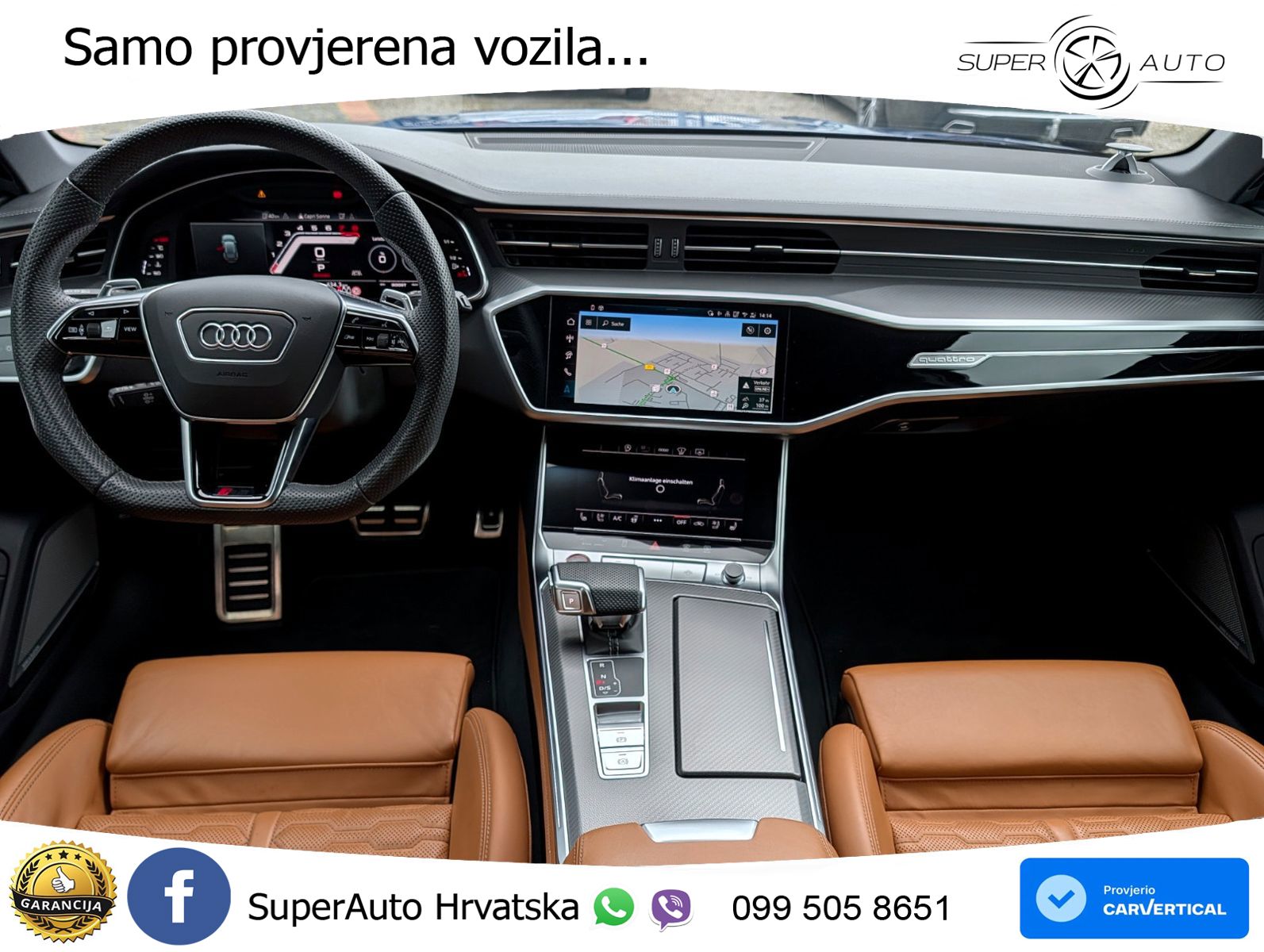 Audi RS6 Avant 4.0 TFSI V8 performance (630 KS)  quattro tiptronic