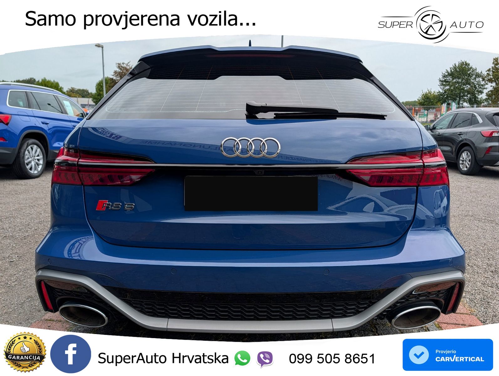 Audi RS6 Avant 4.0 TFSI V8 performance (630 KS)  quattro tiptronic