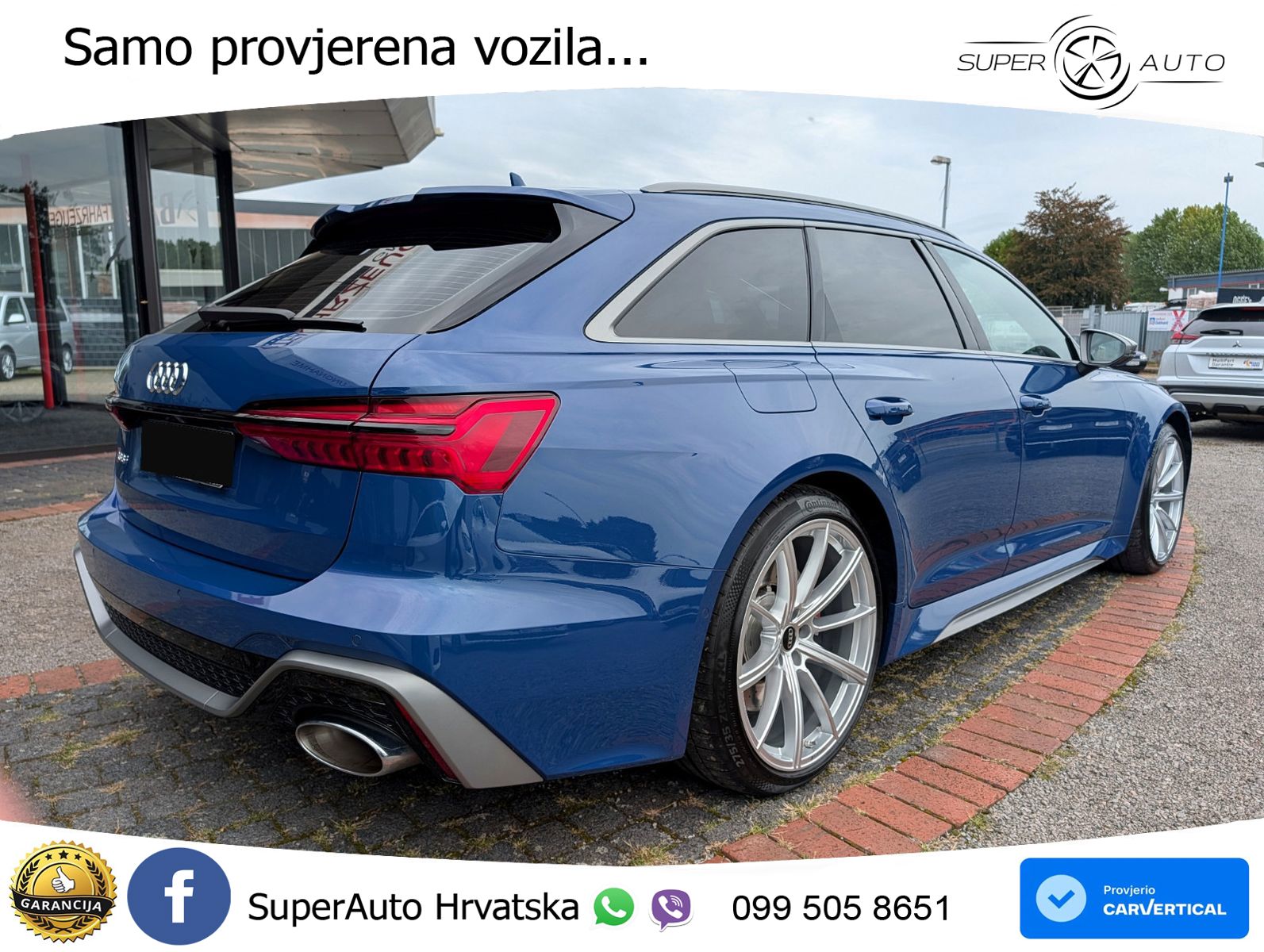 Audi RS6 Avant 4.0 TFSI V8 performance (630 KS)  quattro tiptronic