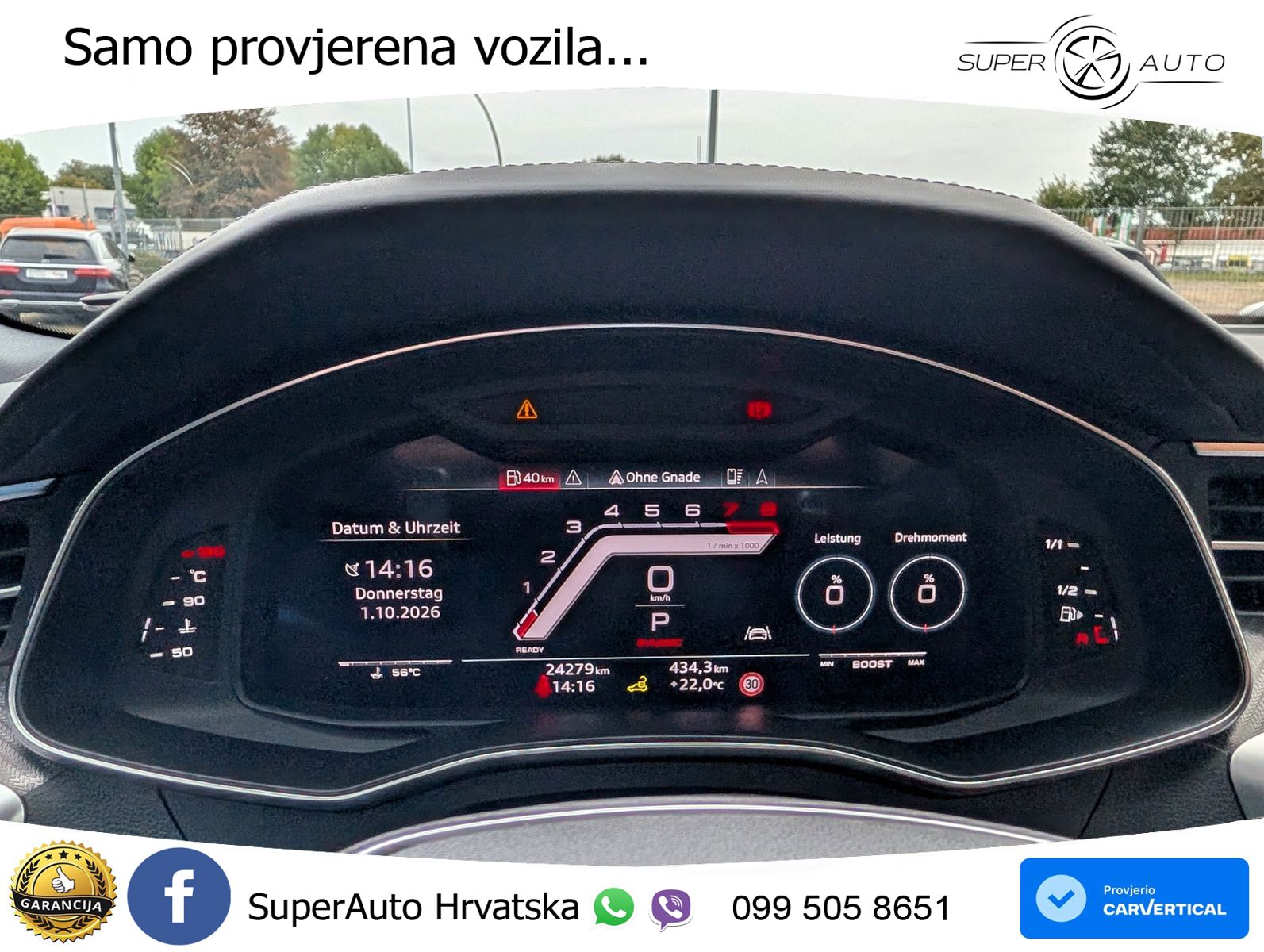 Audi RS6 Avant 4.0 TFSI V8 performance (630 KS)  quattro tiptronic