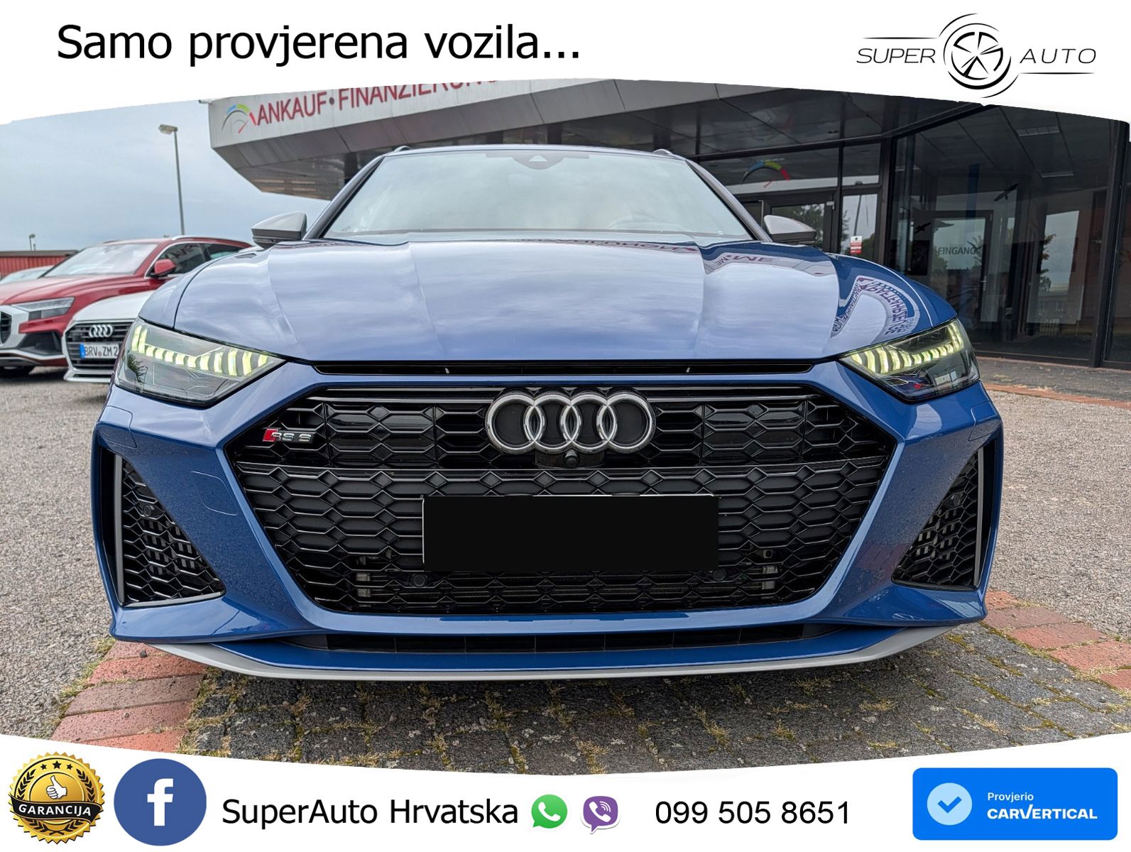 Audi RS6 Avant 4.0 TFSI V8 performance (630 KS)  quattro tiptronic