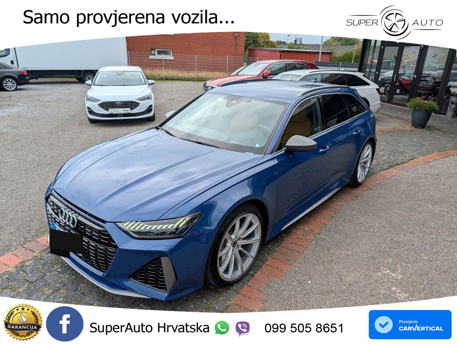 Audi RS6 Avant 4.0 TFSI V8 performance (630 KS)  quattro tiptronic