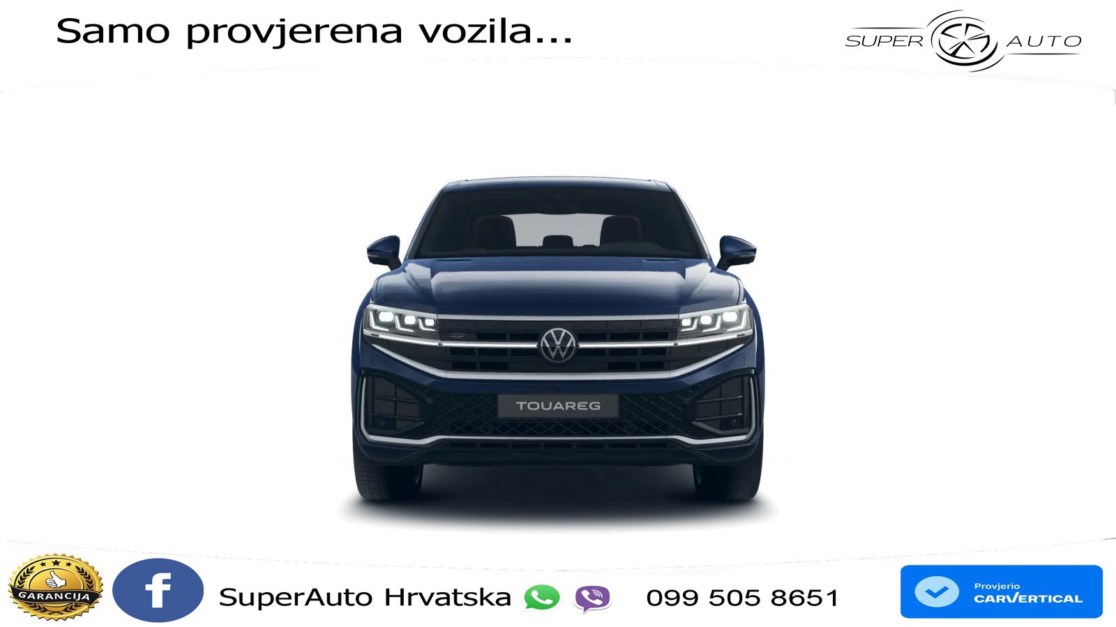 Volkswagen Touareg 3.0 V6 TDI (286 KS) 4MOTION Tiptronic ZRAČNI+ACC+4xGR SJED+KAM