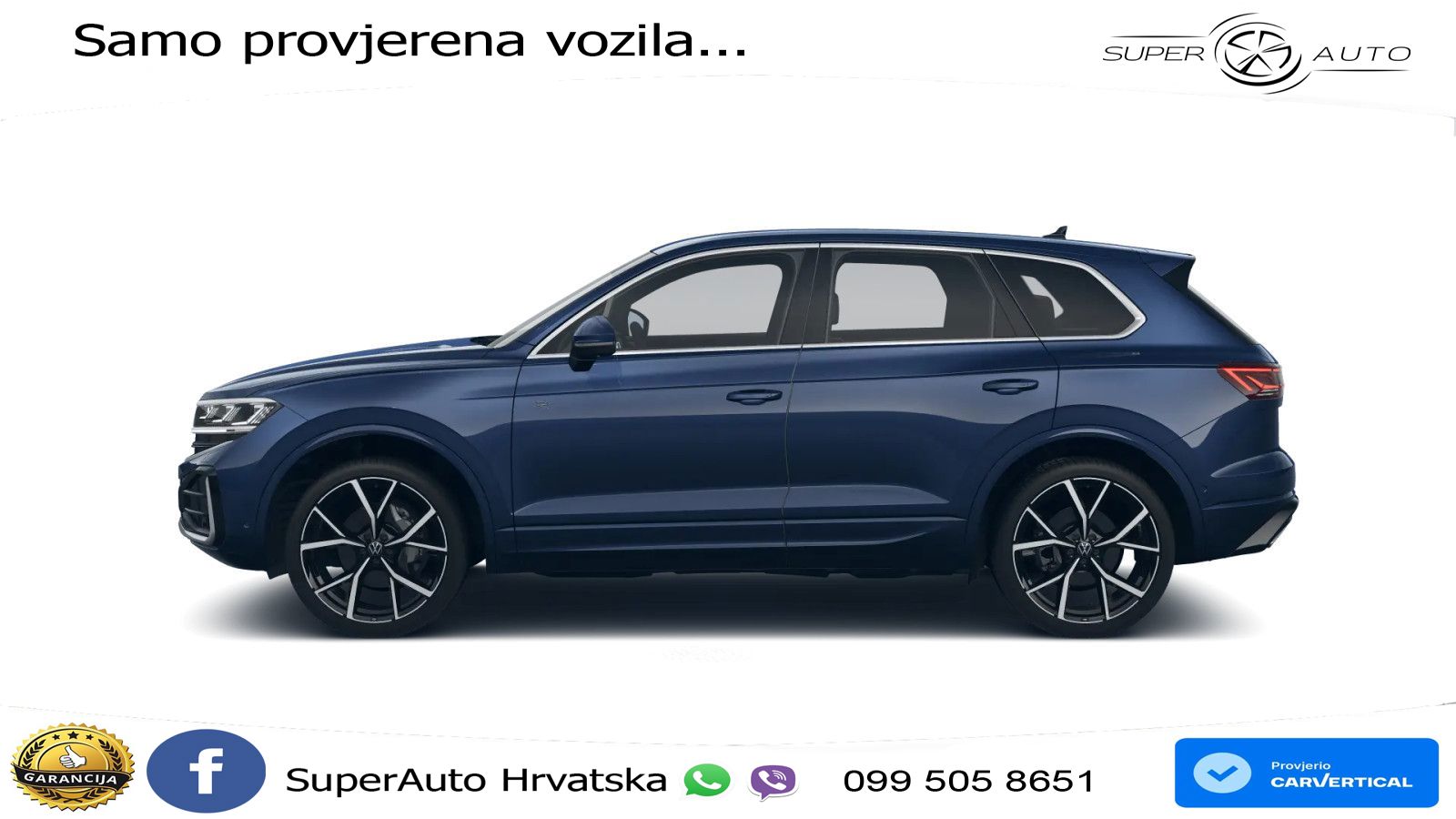 Volkswagen Touareg 3.0 V6 TDI (286 KS) 4MOTION Tiptronic ZRAČNI+ACC+4xGR SJED+KAM