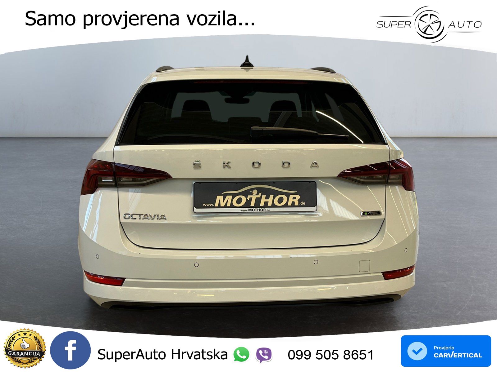 Škoda Octavia Combi 1.5 TSI EVO e-TEC (150 KS) DSG LED+GR SJED+ACC