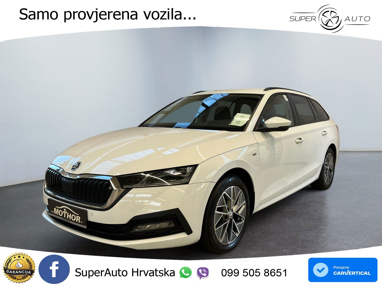 Škoda Octavia Combi 1.5 TSI EVO e-TEC (150 KS) DSG LED+GR SJED+ACC