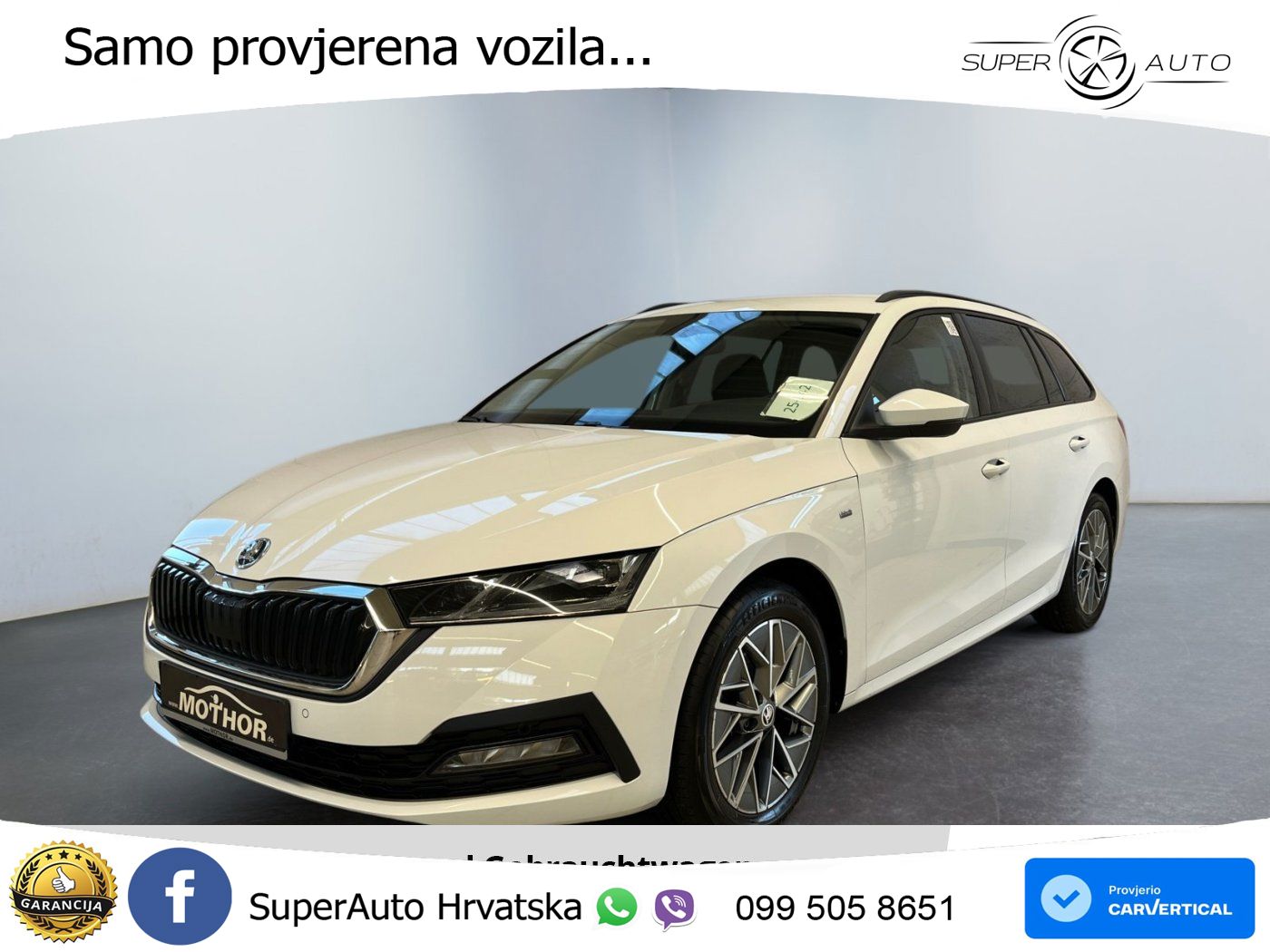 Škoda Octavia Combi 1.5 TSI EVO e-TEC (150 KS) DSG LED+GR SJED+ACC