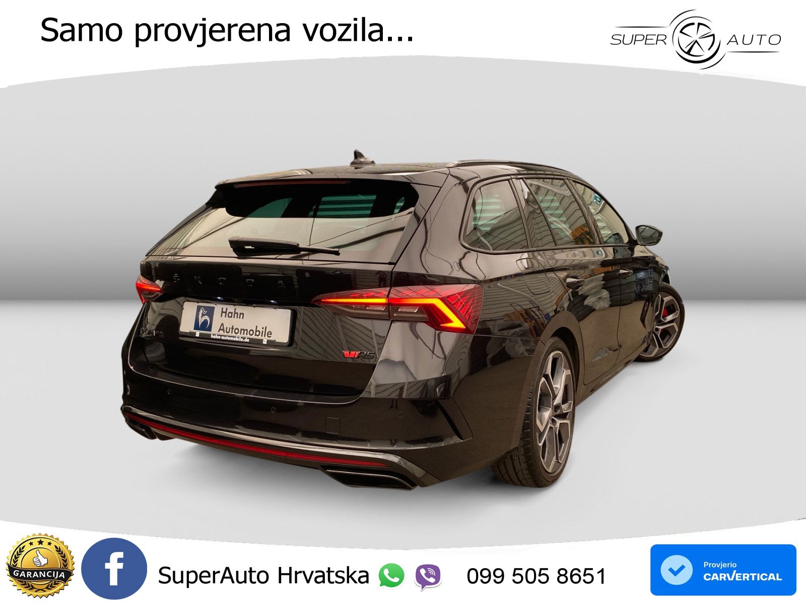 Škoda Octavia Combi RS 2.0 TSI (245 KS) DSG LED+GR SJED+ACC