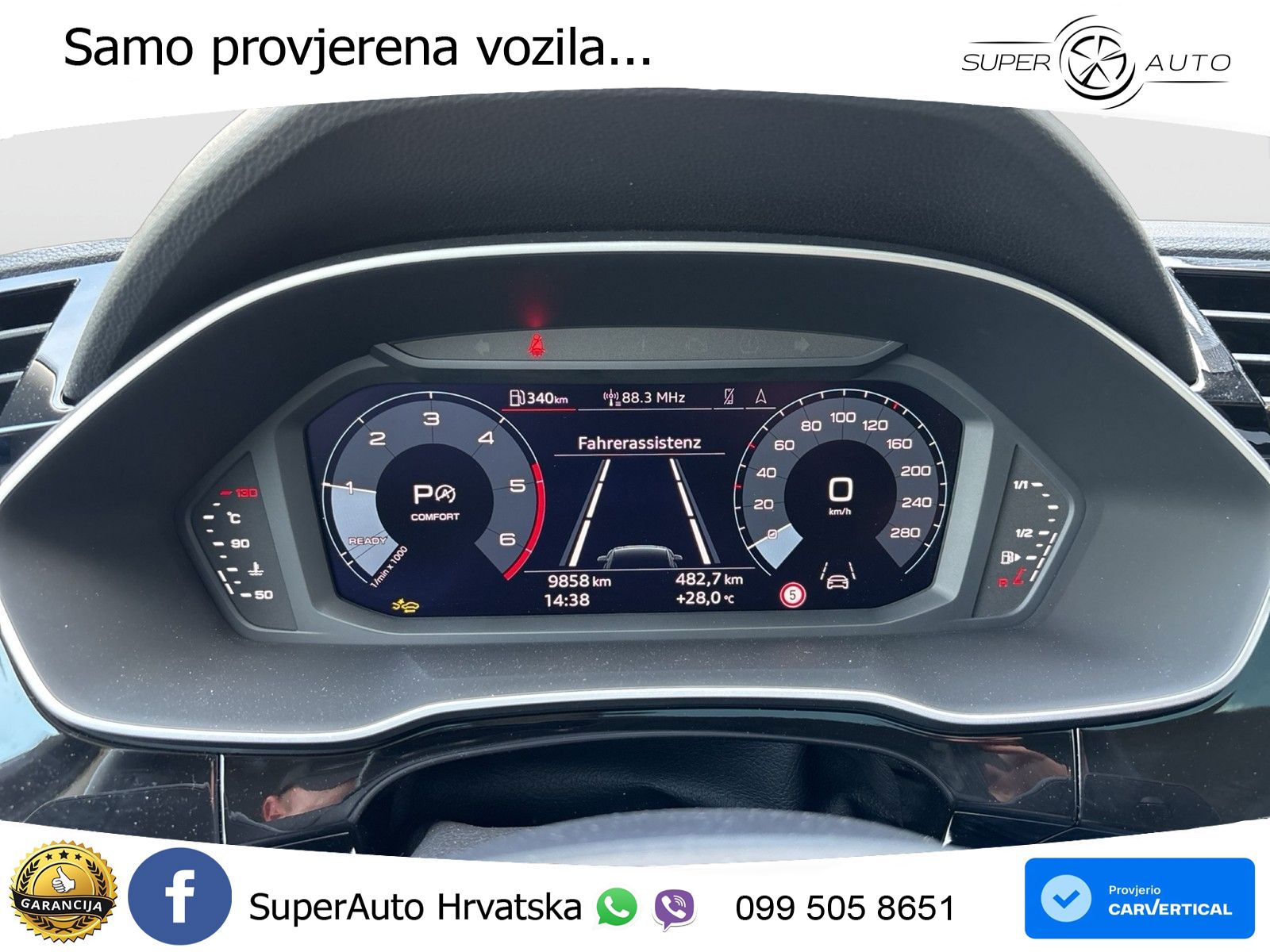 Audi Q3 40 TDI (193 KS) quattro S tronic advanced LED+GR SJED+ACC