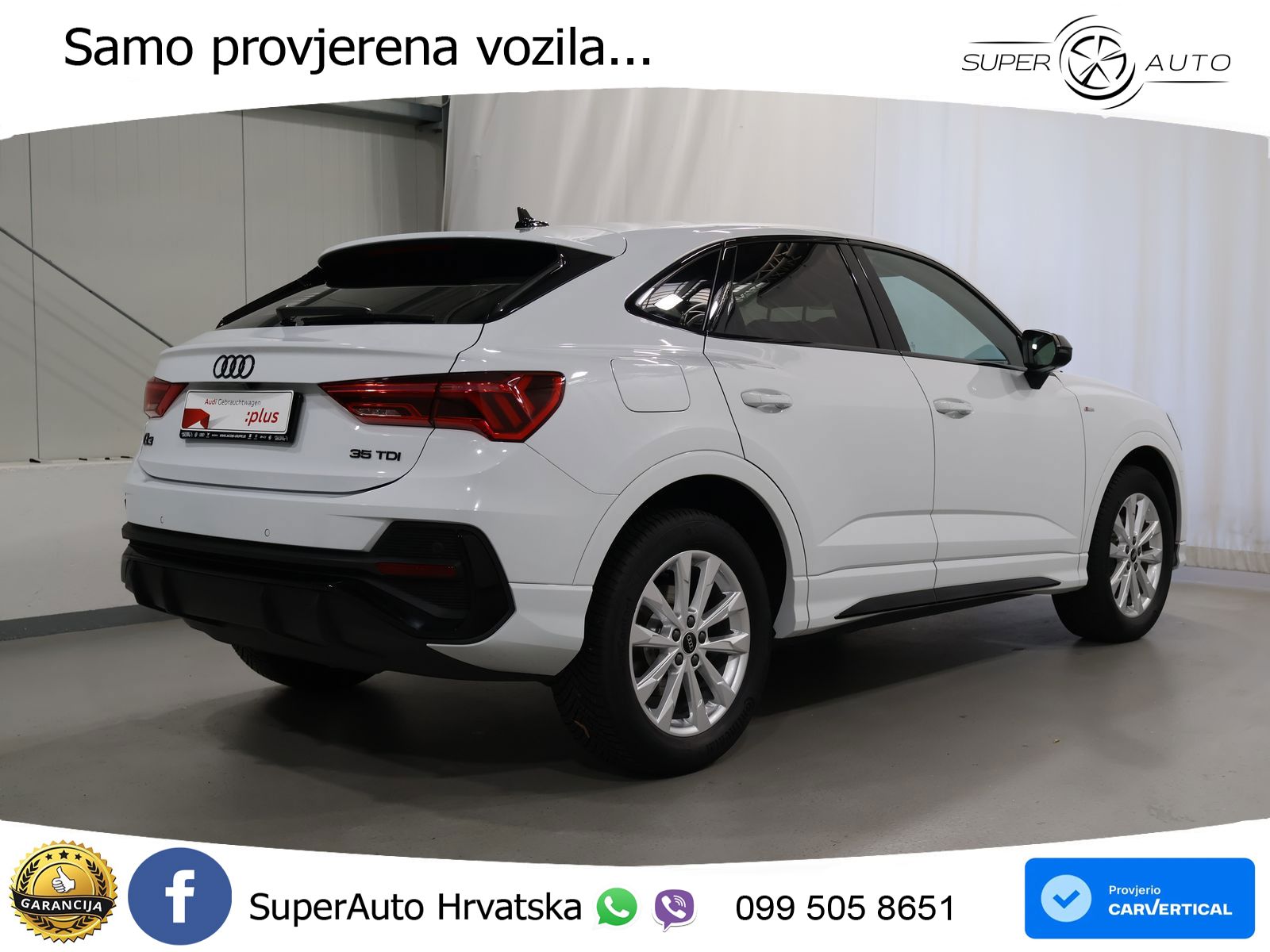 Audi Q3 Sportback 35 TDI (150 KS) S tronic MATRIX+GR SJED+KAM