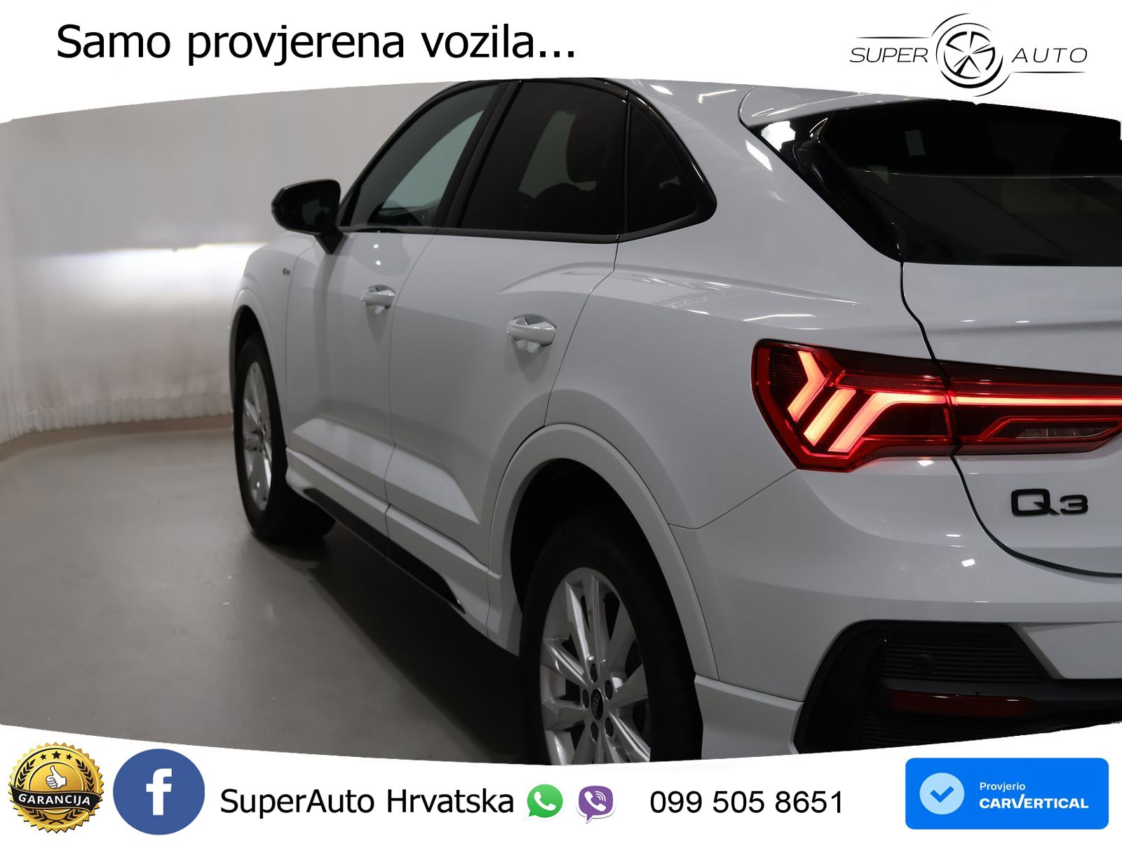 Audi Q3 Sportback 35 TDI (150 KS) S tronic MATRIX+GR SJED+KAM