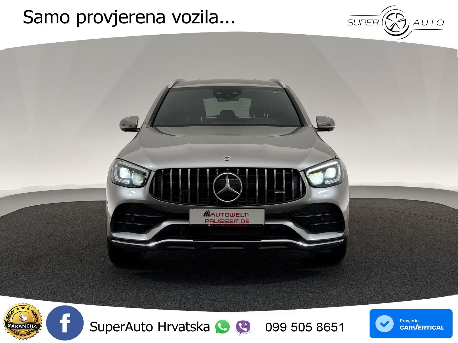 Mercedes AMG GLC 43 V6 (390 KS) 4MATIC TCT LED+GR SJED+ACC