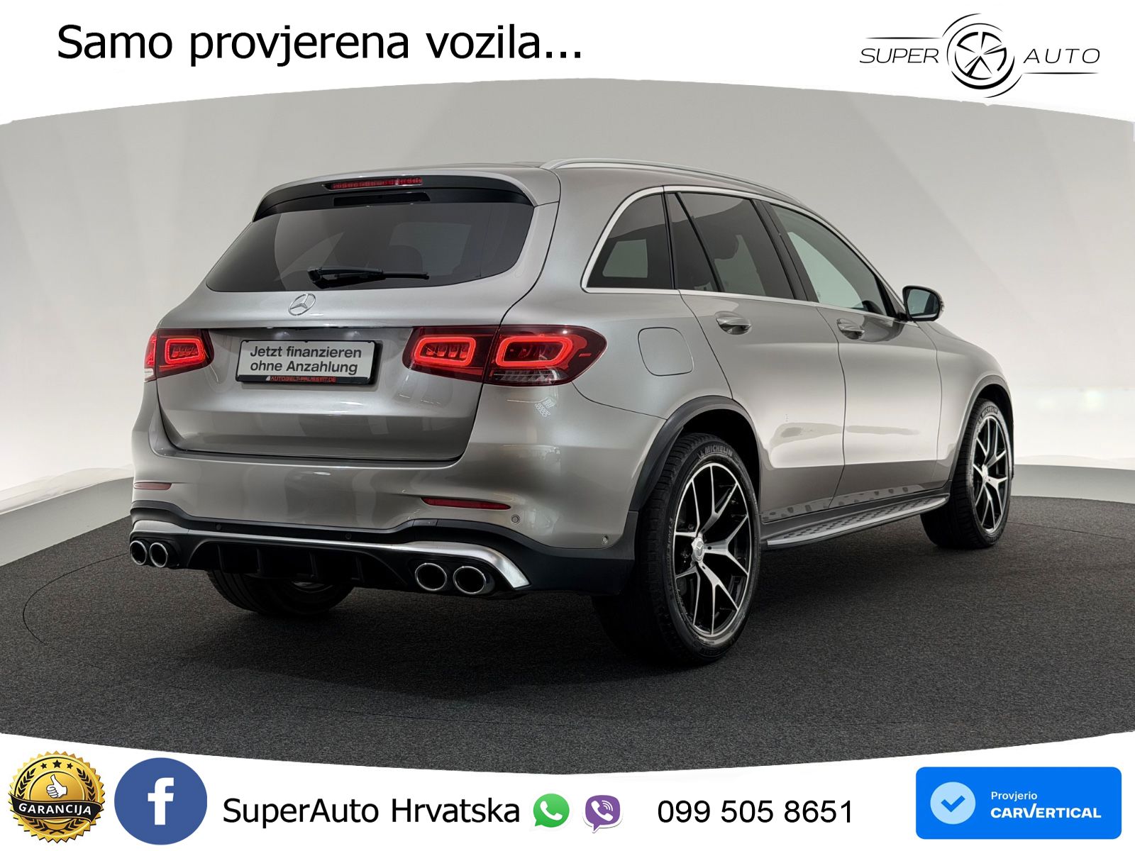 Mercedes AMG GLC 43 V6 (390 KS) 4MATIC TCT LED+GR SJED+ACC