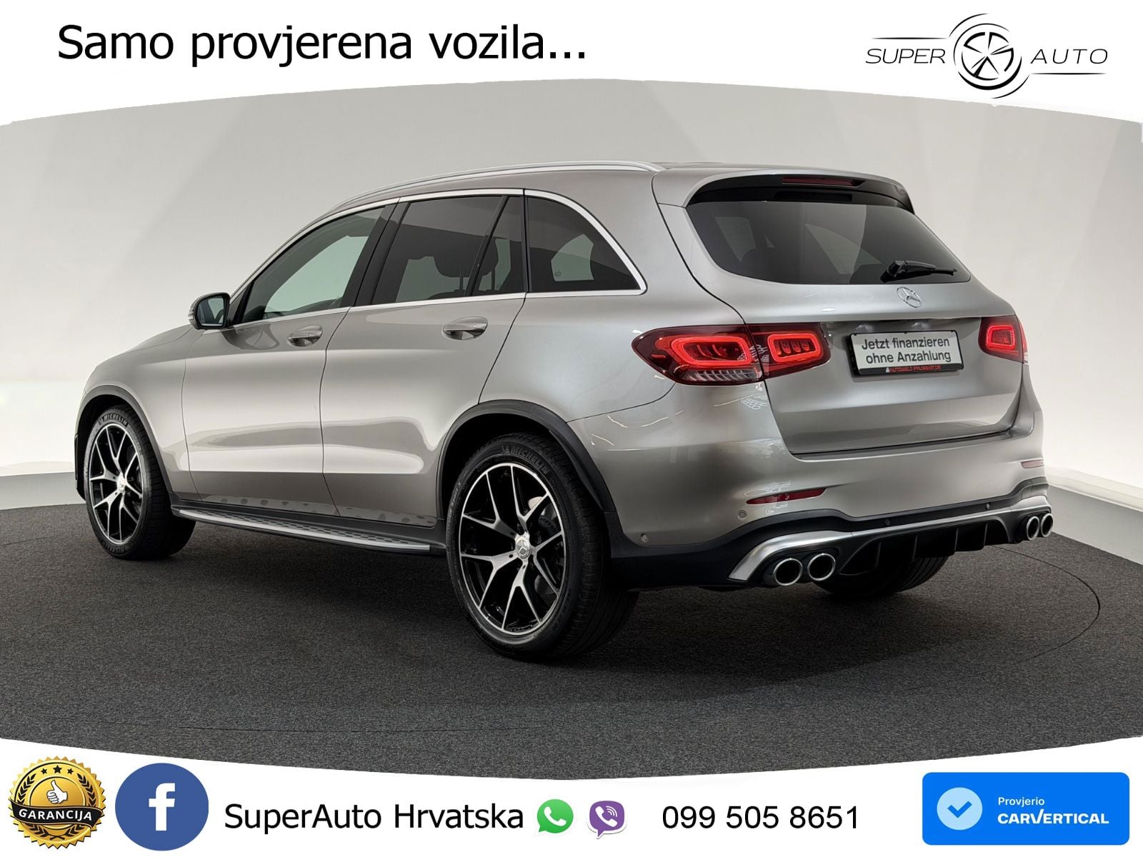Mercedes AMG GLC 43 V6 (390 KS) 4MATIC TCT LED+GR SJED+ACC