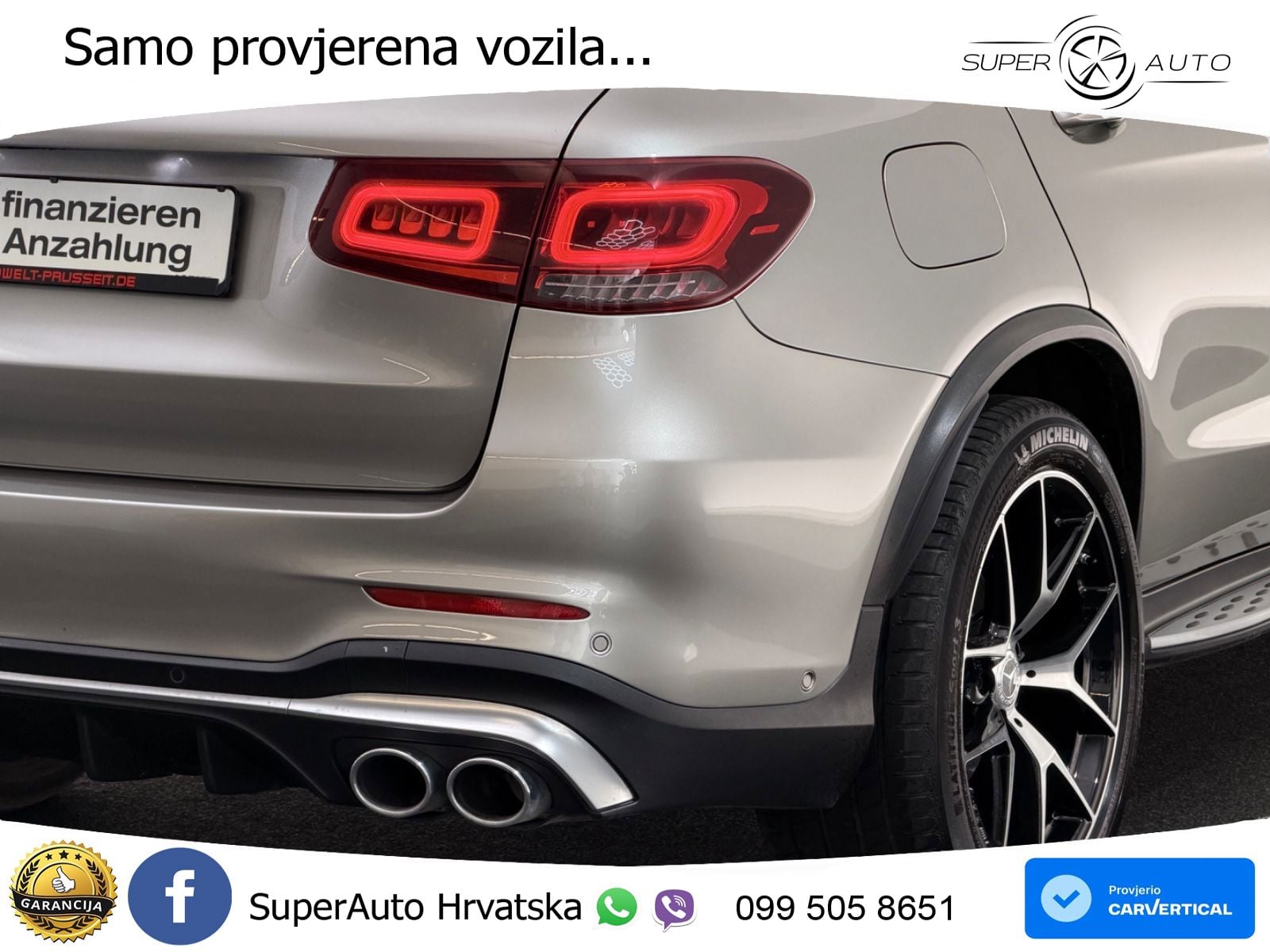 Mercedes AMG GLC 43 V6 (390 KS) 4MATIC TCT LED+GR SJED+ACC