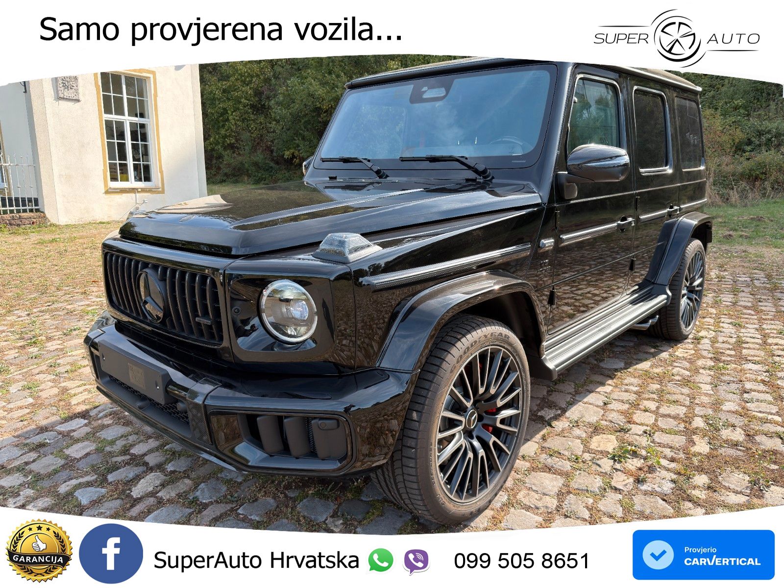 Mercedes AMG G 63 Long V8 (585 KS) 4MATIC 9G-TRONIC AMG SPEEDSHIFT TCT Manufaktur ZRAČNI+ACC+GR SJED+360+PANO