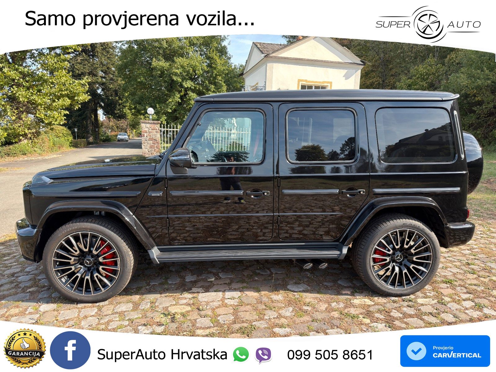 Mercedes AMG G 63 Long V8 (585 KS) 4MATIC 9G-TRONIC AMG SPEEDSHIFT TCT Manufaktur ZRAČNI+ACC+GR SJED+360+PANO