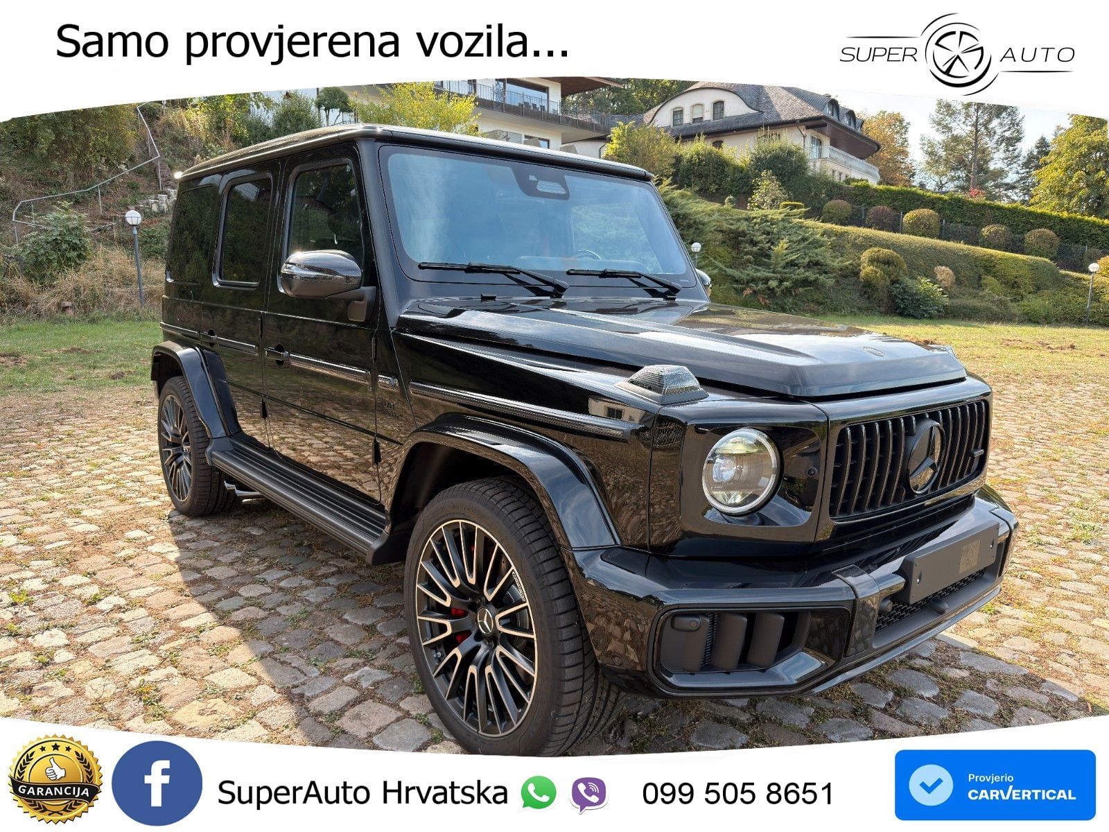 Mercedes AMG G 63 Long V8 (585 KS) 4MATIC 9G-TRONIC AMG SPEEDSHIFT TCT Manufaktur ZRAČNI+ACC+GR SJED+360+PANO