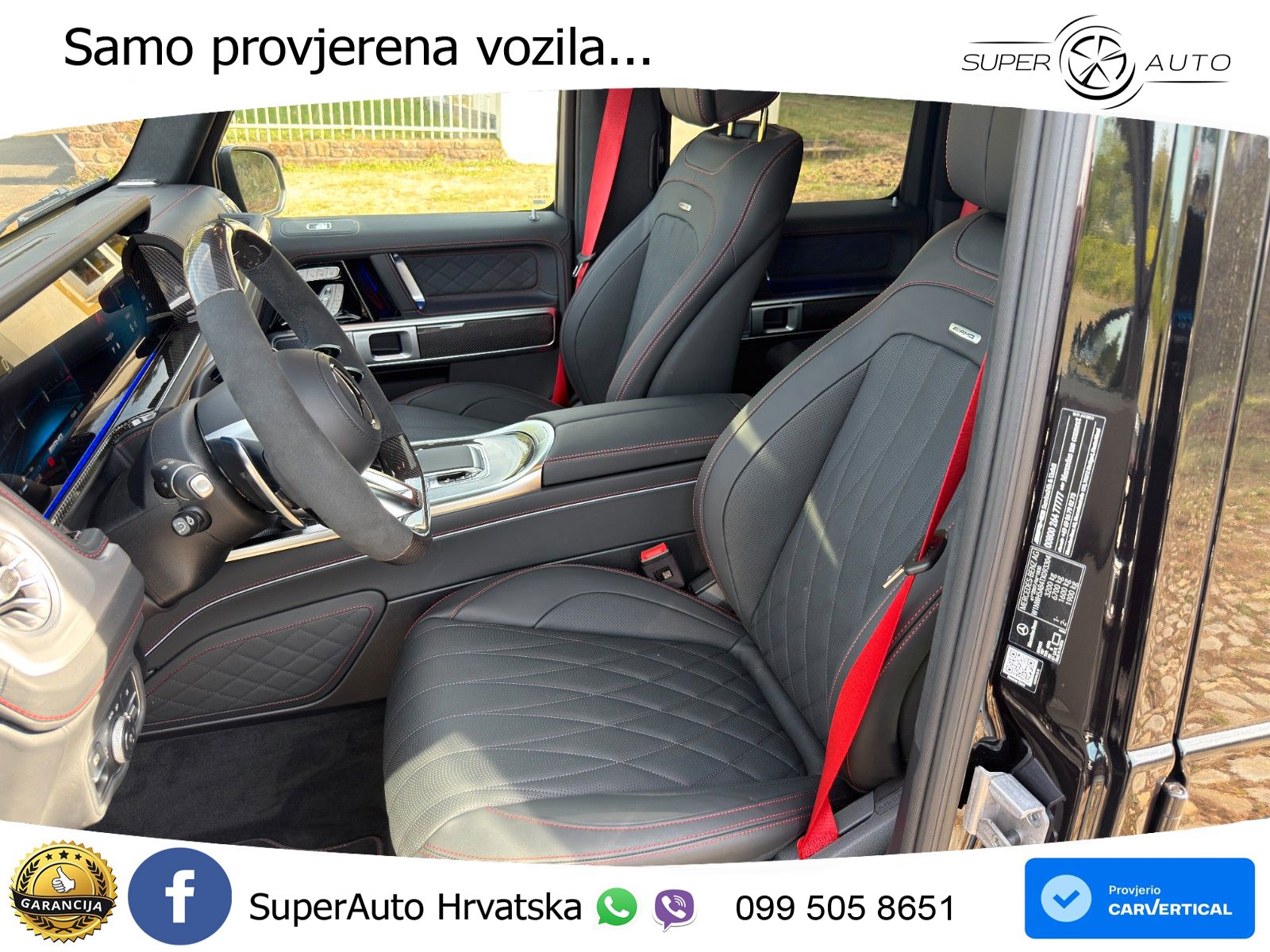 Mercedes AMG G 63 Long V8 (585 KS) 4MATIC 9G-TRONIC AMG SPEEDSHIFT TCT Manufaktur ZRAČNI+ACC+GR SJED+360+PANO