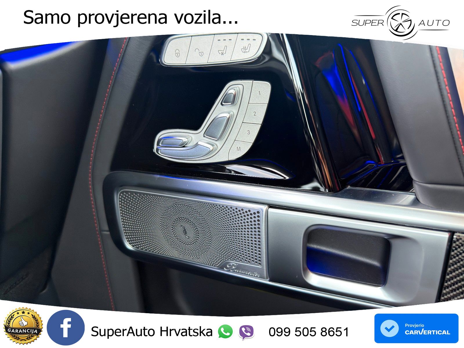 Mercedes AMG G 63 Long V8 (585 KS) 4MATIC 9G-TRONIC AMG SPEEDSHIFT TCT Manufaktur ZRAČNI+ACC+GR SJED+360+PANO