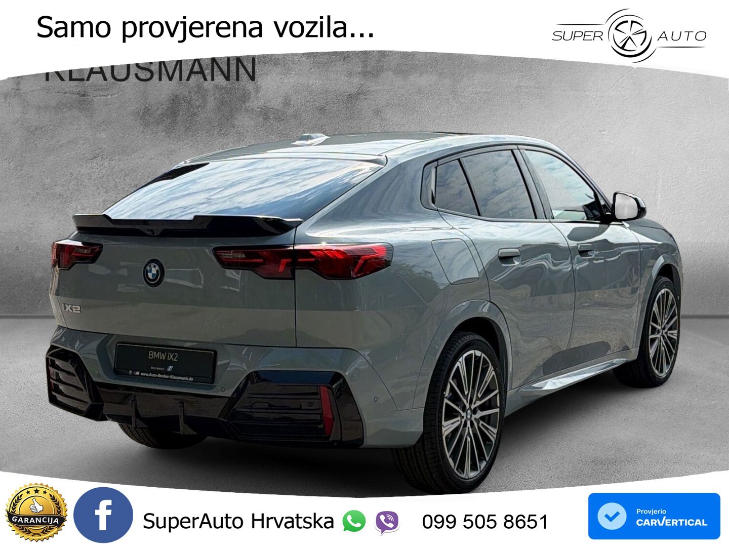 BMW iX2 66.5 kWh (313 KS) xDrive30