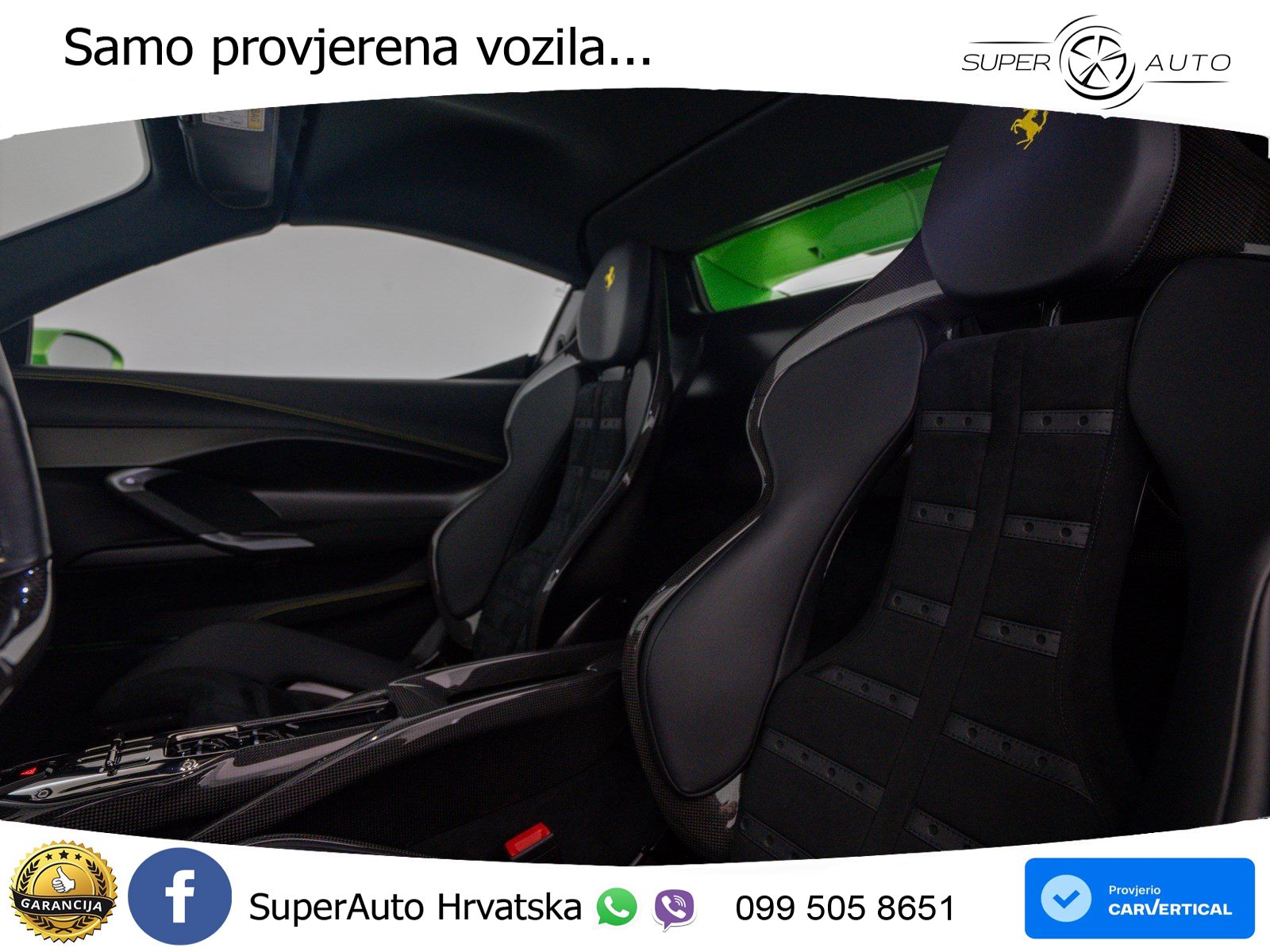 Ferrari 296 GTS 3.0 V6 (830 KS) F1 DCT LED+ACC