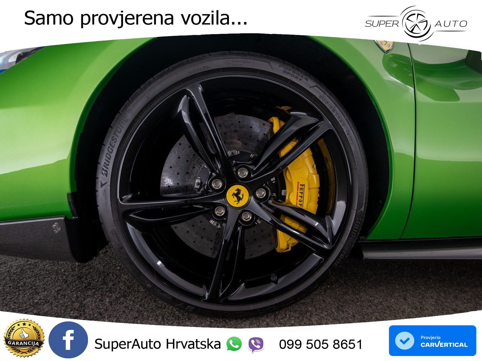 Ferrari 296 GTS 3.0 V6 (830 KS) F1 DCT LED+ACC