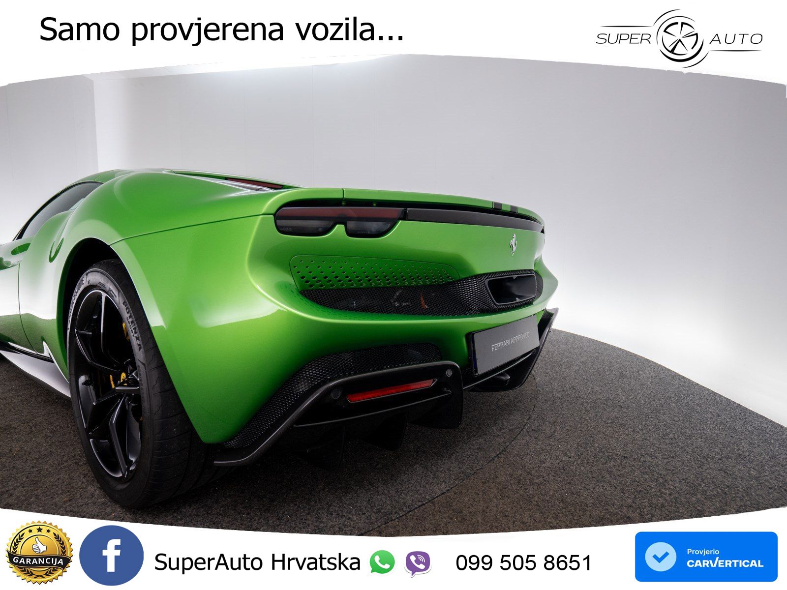 Ferrari 296 GTS 3.0 V6 (830 KS) F1 DCT LED+ACC