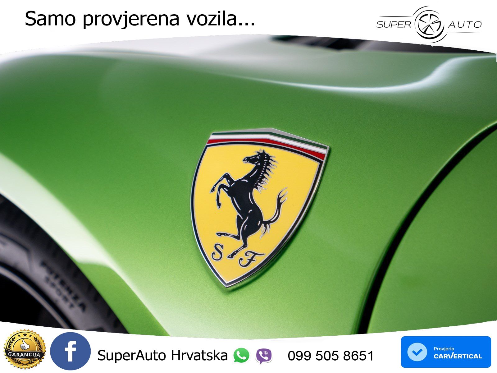 Ferrari 296 GTS 3.0 V6 (830 KS) F1 DCT LED+ACC