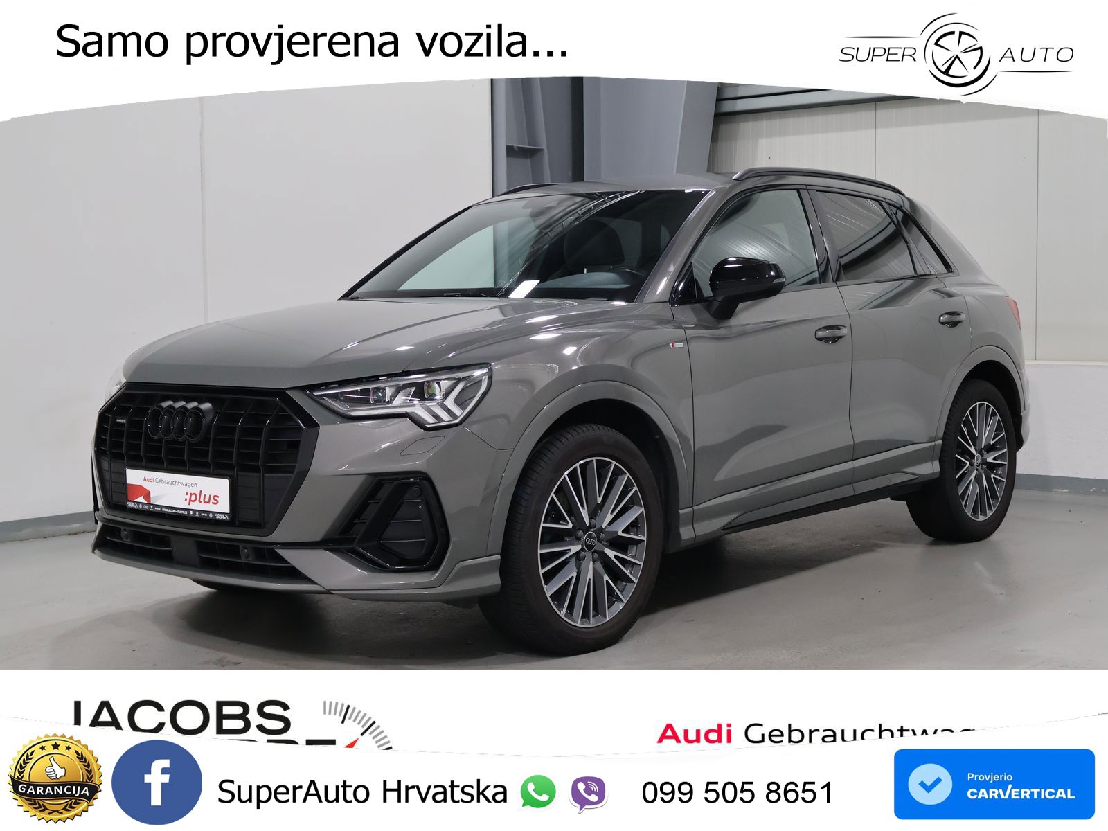 Audi Q3 40 TDI (200 KS) quattro S tronic S line MATRIX+GR SJED+KAM