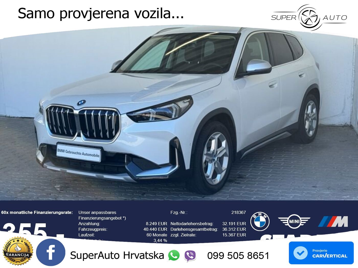 BMW iX1 68 kWh (313 KS) xDrive30