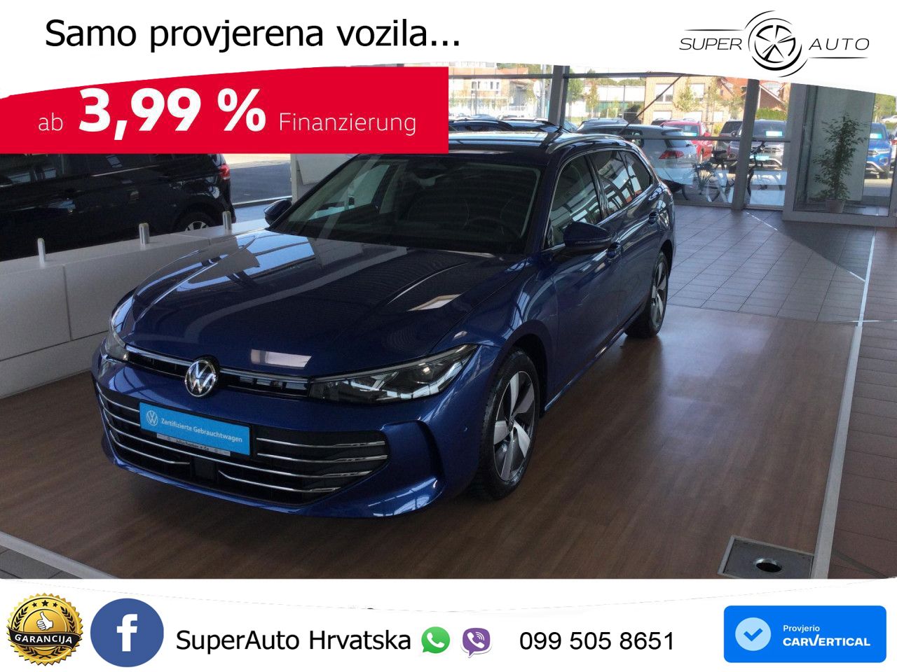 Volkswagen Passat Variant 1.5 eTSI (150 KS) DSG Business LED+GR SJED+ACC
