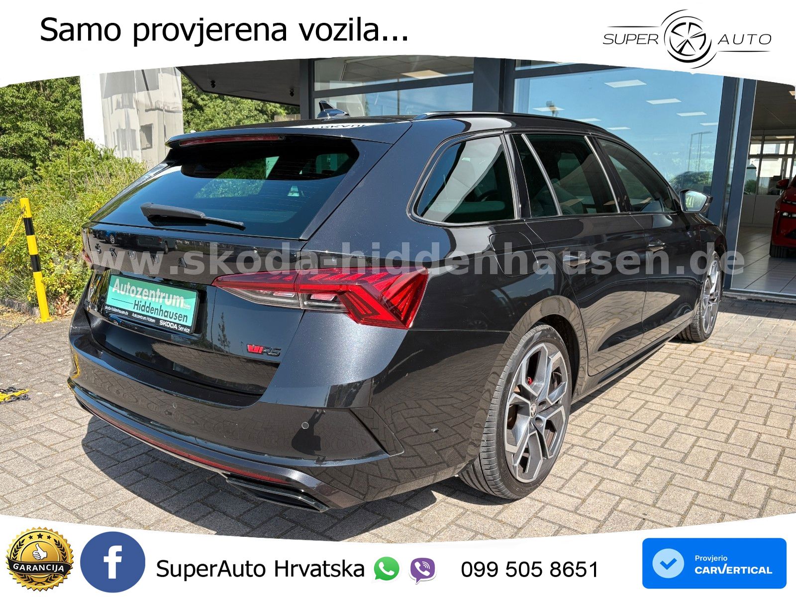Škoda Octavia Combi RS 2.0 TDI (200 KS) DSG LED+GR SJED+ACC