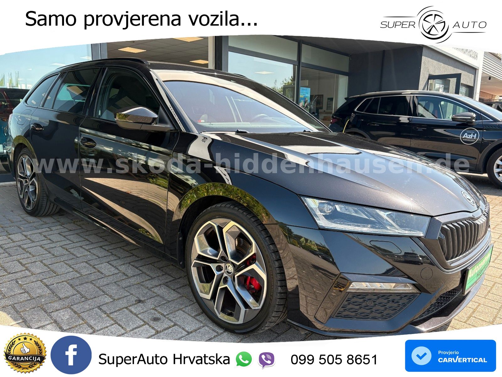 Škoda Octavia Combi RS 2.0 TDI (200 KS) DSG LED+GR SJED+ACC