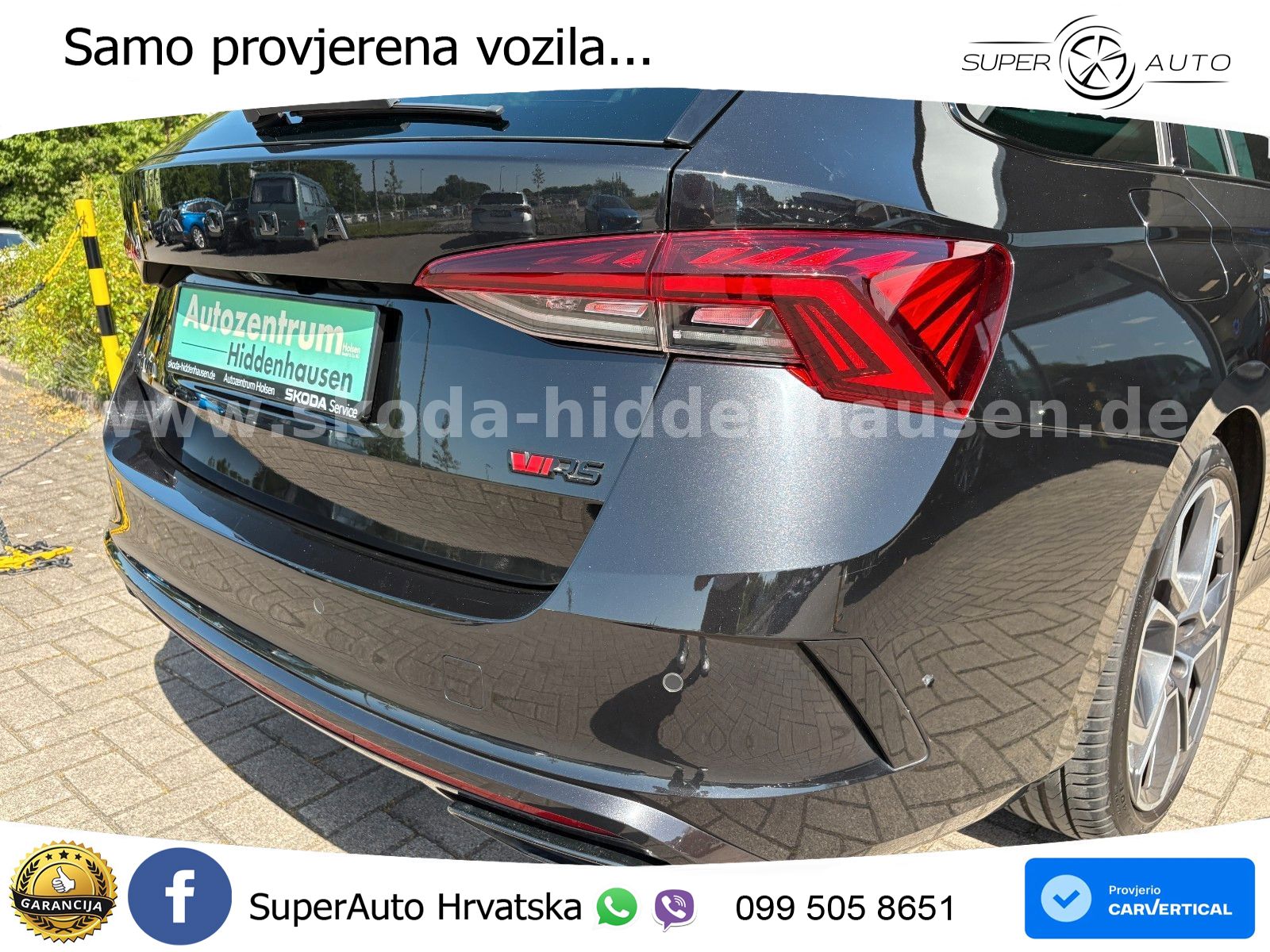 Škoda Octavia Combi RS 2.0 TDI (200 KS) DSG LED+GR SJED+ACC