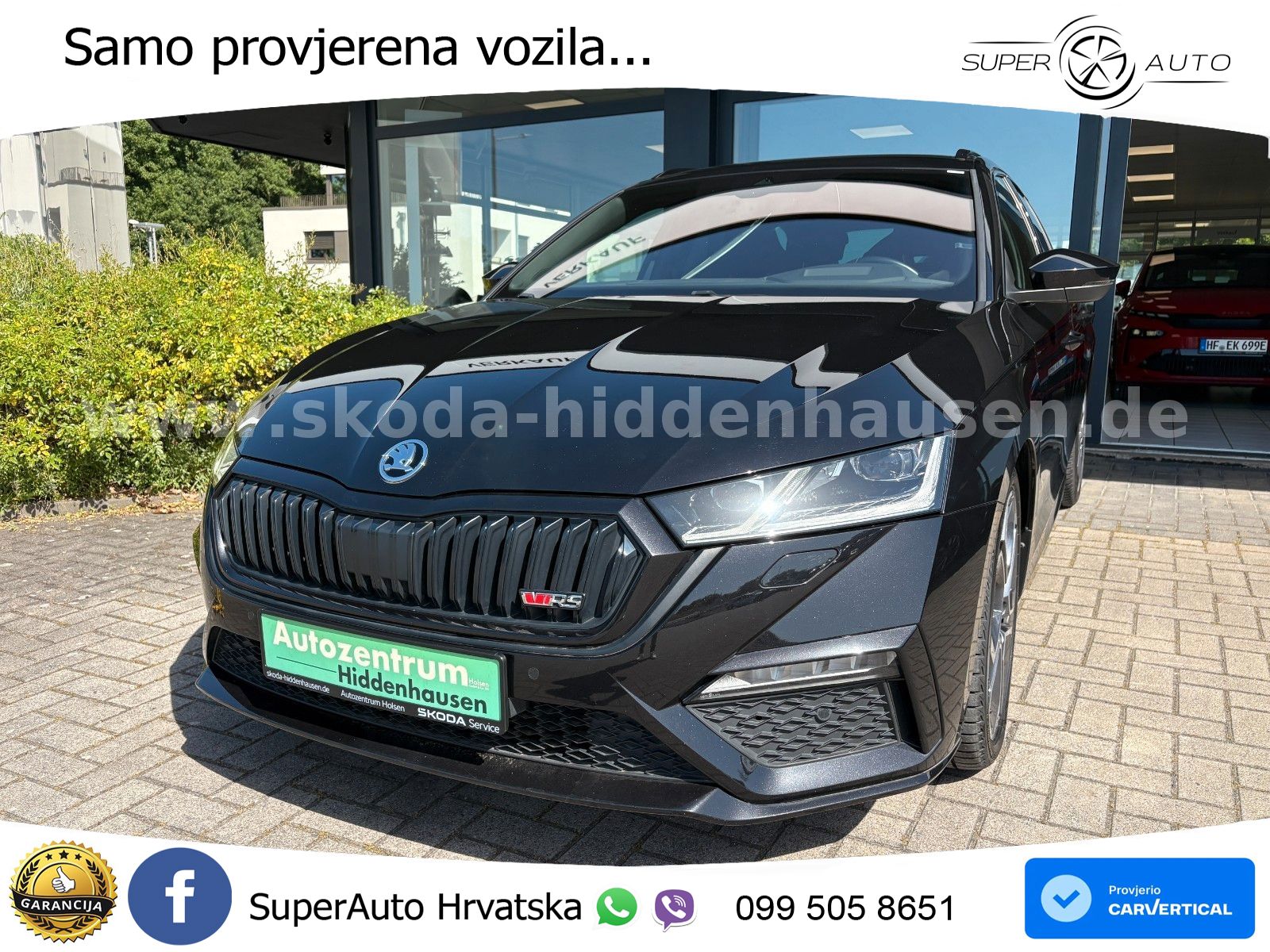 Škoda Octavia Combi RS 2.0 TDI (200 KS) DSG LED+GR SJED+ACC