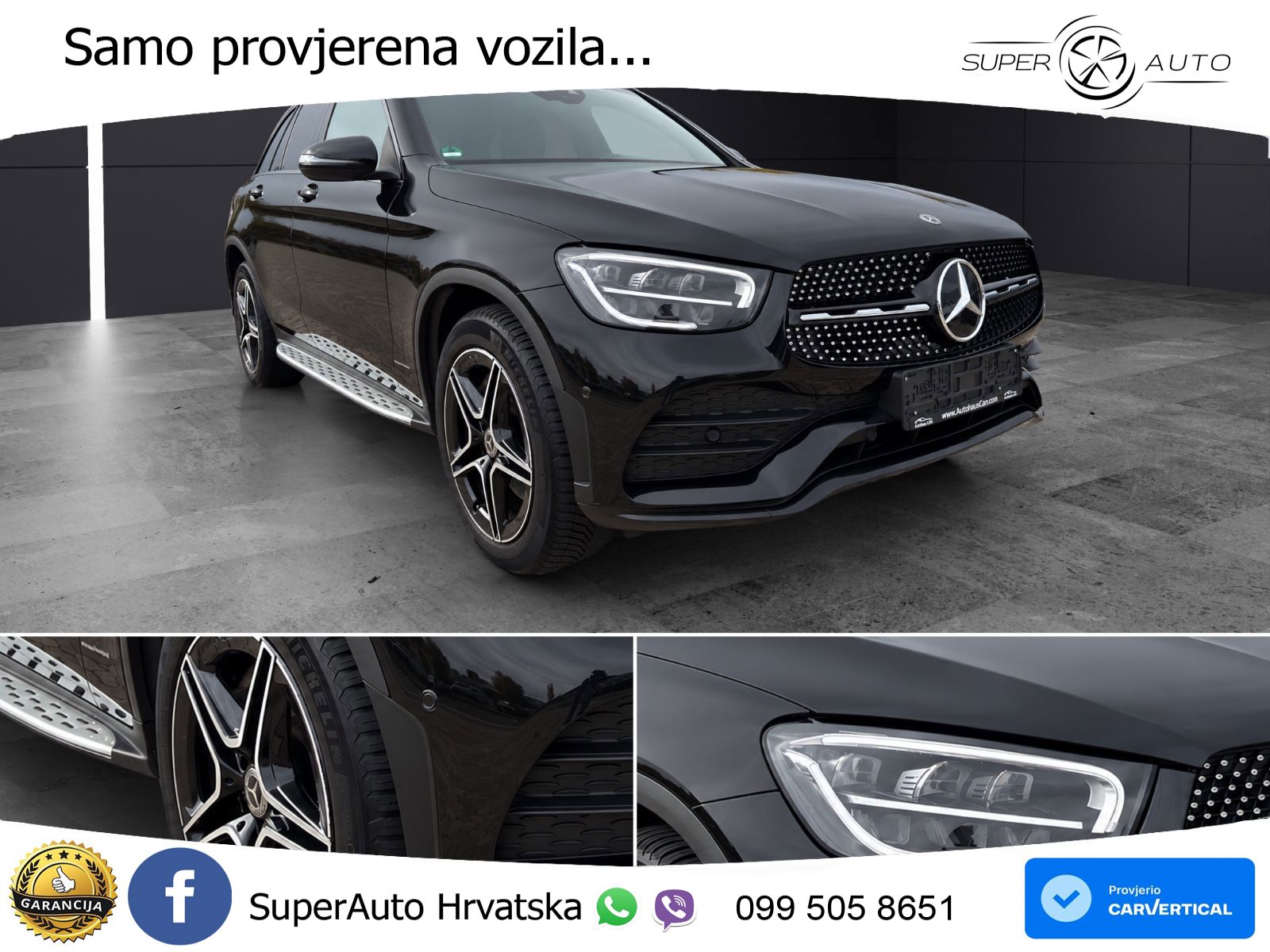 Mercedes GLC 220d (194 KS) 4MATIC G-TRONIC AMG LED+GR SJED+ACC