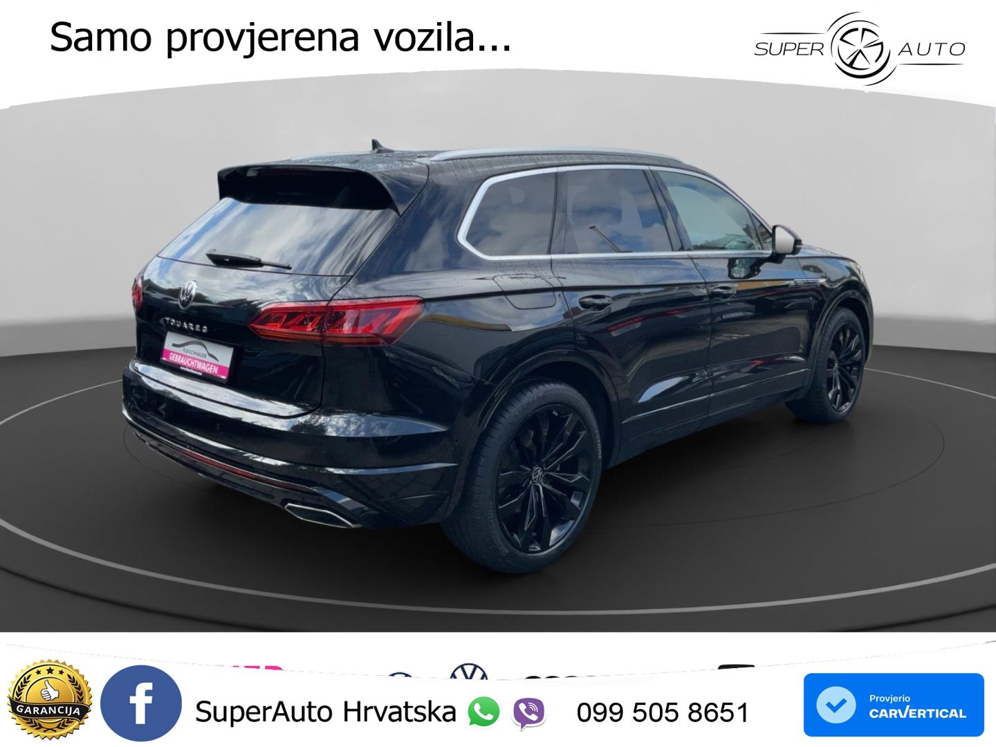 Volkswagen Touareg 3.0 V6 TDI (286 KS) 4MOTION Tiptronic ZRAČNI+ACC+GR SJED+KAM+PANO