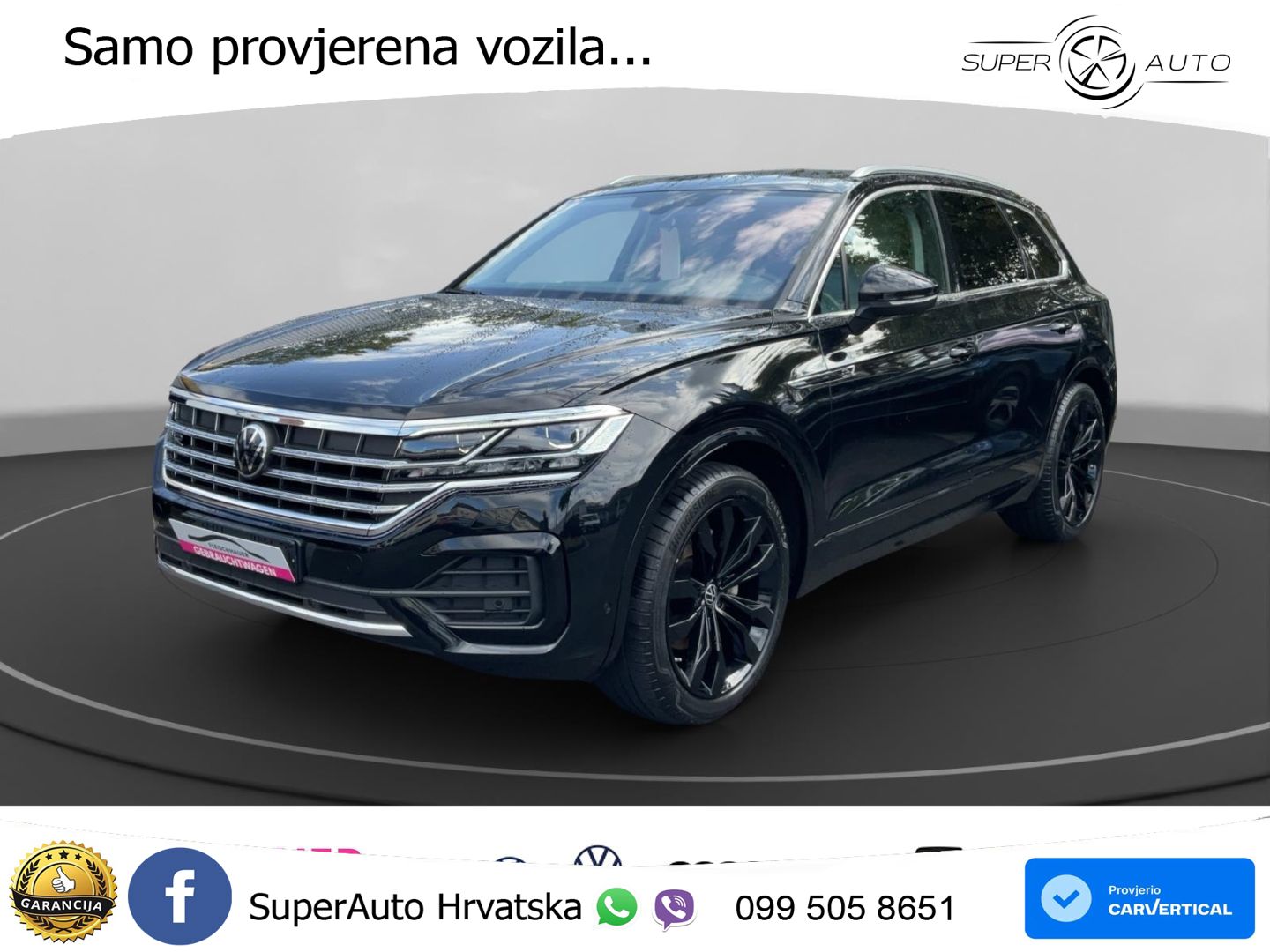 Volkswagen Touareg 3.0 V6 TDI (286 KS) 4MOTION Tiptronic ZRAČNI+ACC+GR SJED+KAM+PANO