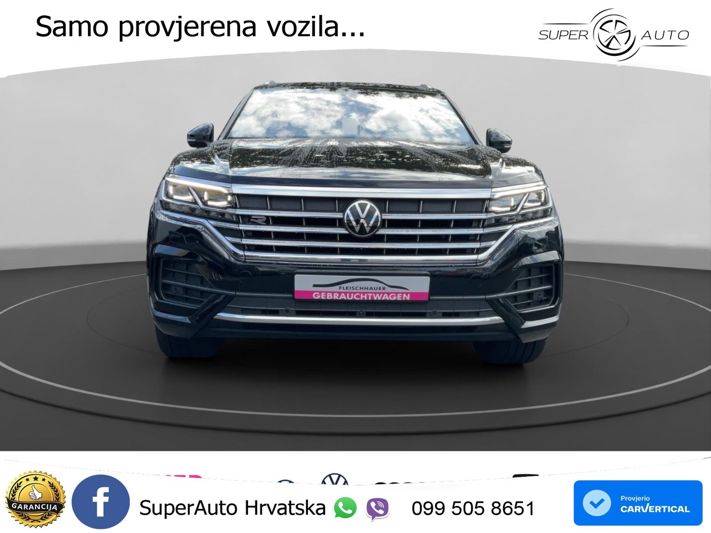 Volkswagen Touareg 3.0 V6 TDI (286 KS) 4MOTION Tiptronic ZRAČNI+ACC+GR SJED+KAM+PANO