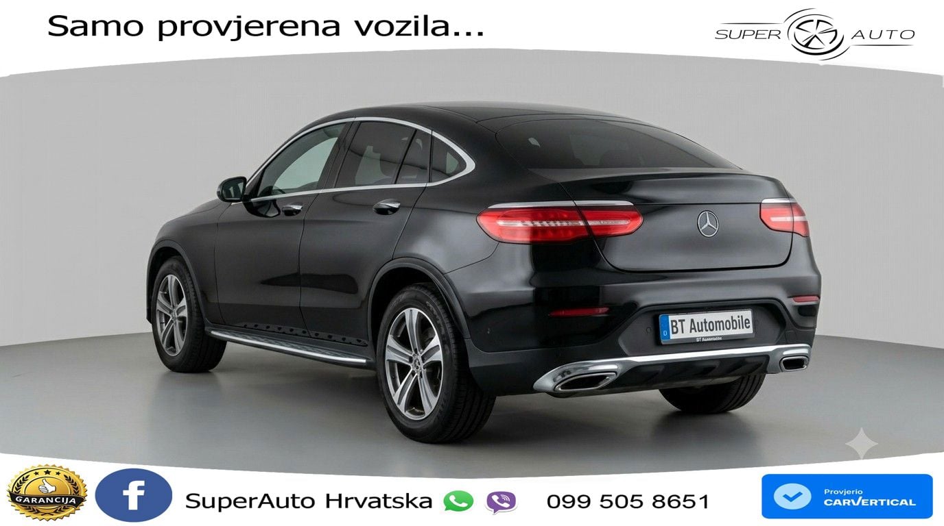 Mercedes GLC Coupe 220d (170 KS) 4MATIC G-TRONIC LED+GR SJED+ACC