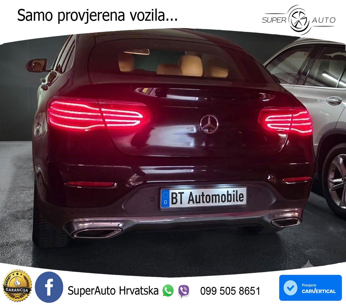 Mercedes GLC Coupe 220d (170 KS) 4MATIC G-TRONIC LED+GR SJED+ACC