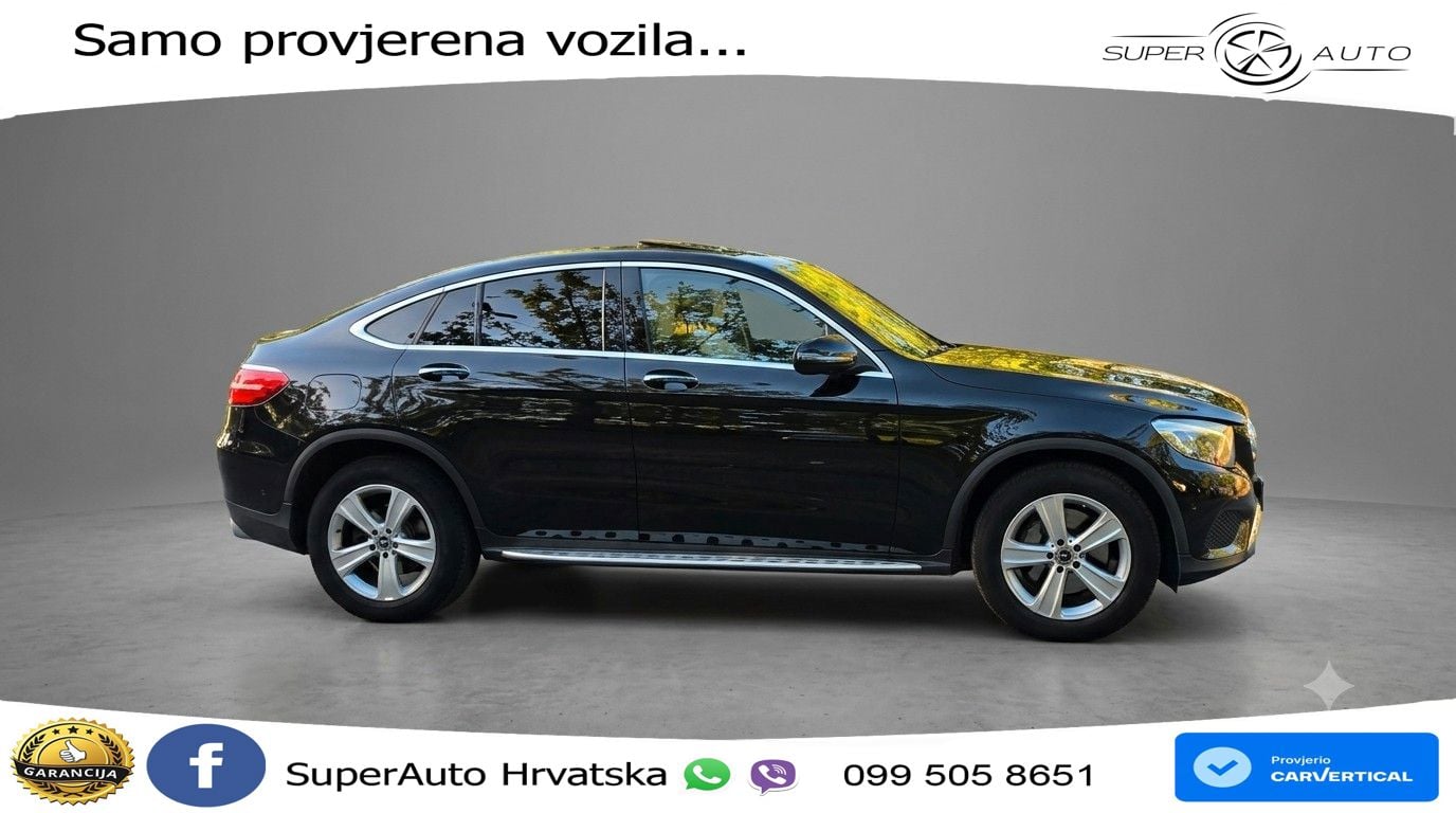 Mercedes GLC Coupe 220d (170 KS) 4MATIC G-TRONIC LED+GR SJED+ACC