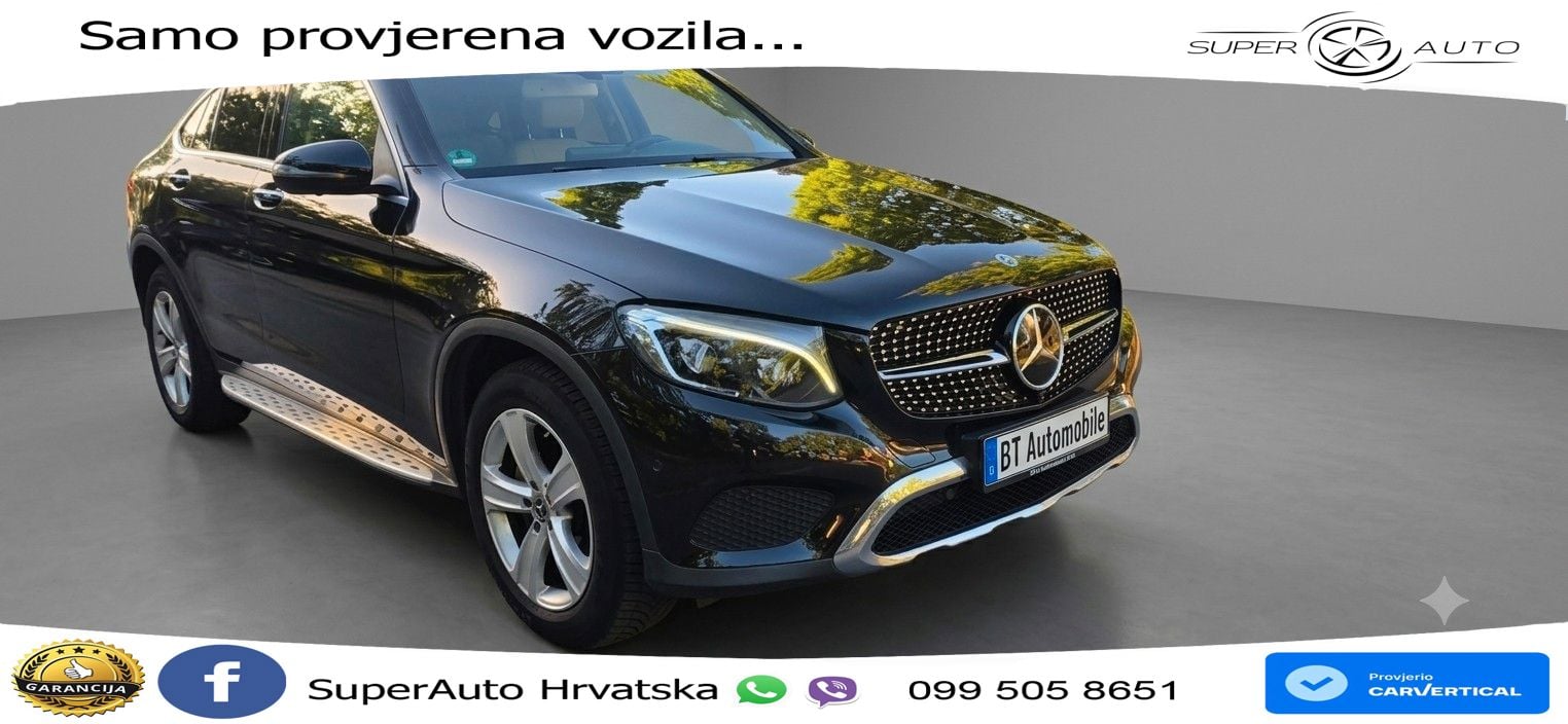 Mercedes GLC Coupe 220d (170 KS) 4MATIC G-TRONIC LED+GR SJED+ACC