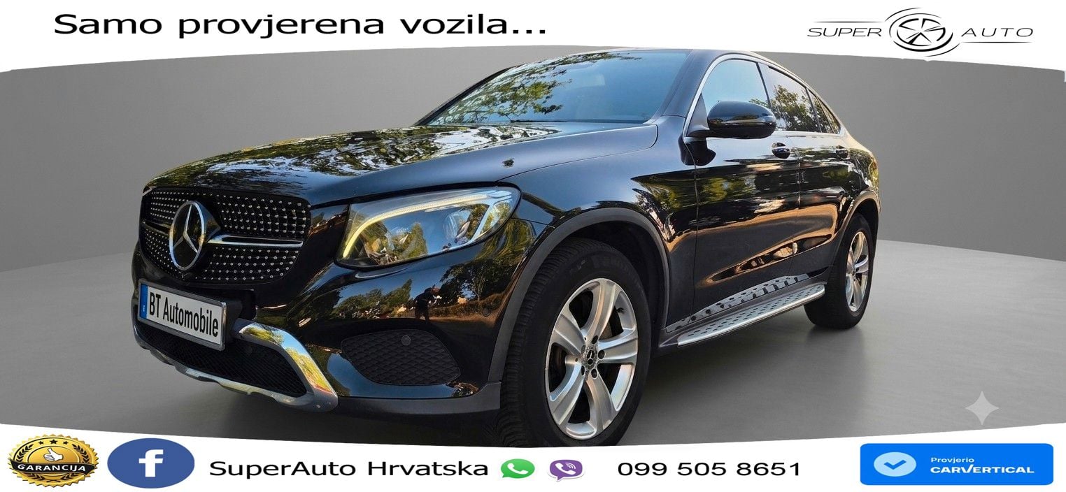 Mercedes GLC Coupe 220d (170 KS) 4MATIC G-TRONIC LED+GR SJED+ACC