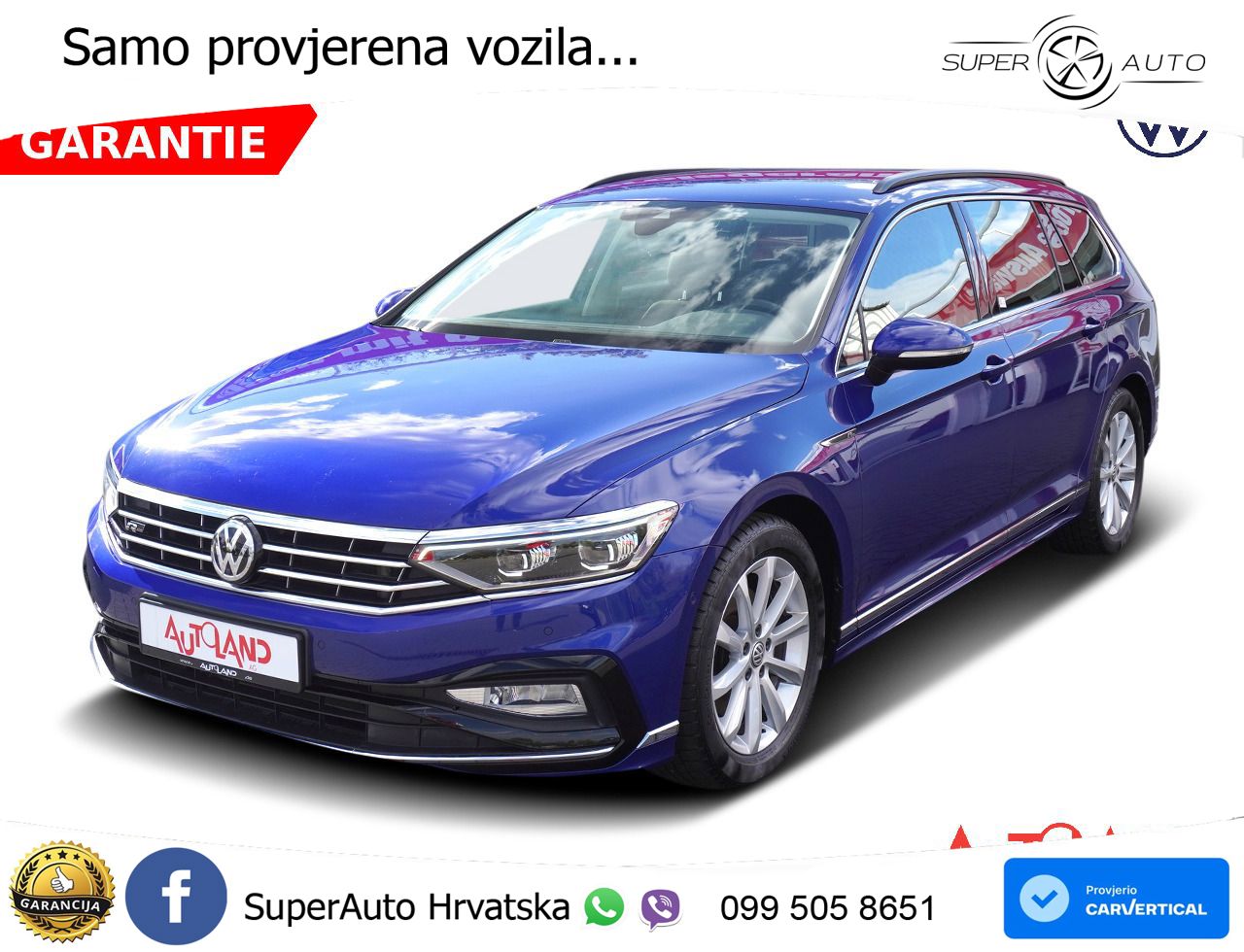 Volkswagen Passat Variant 1.5 TSI (150 KS) ACT R-Line LED+GR SJED+ACC
