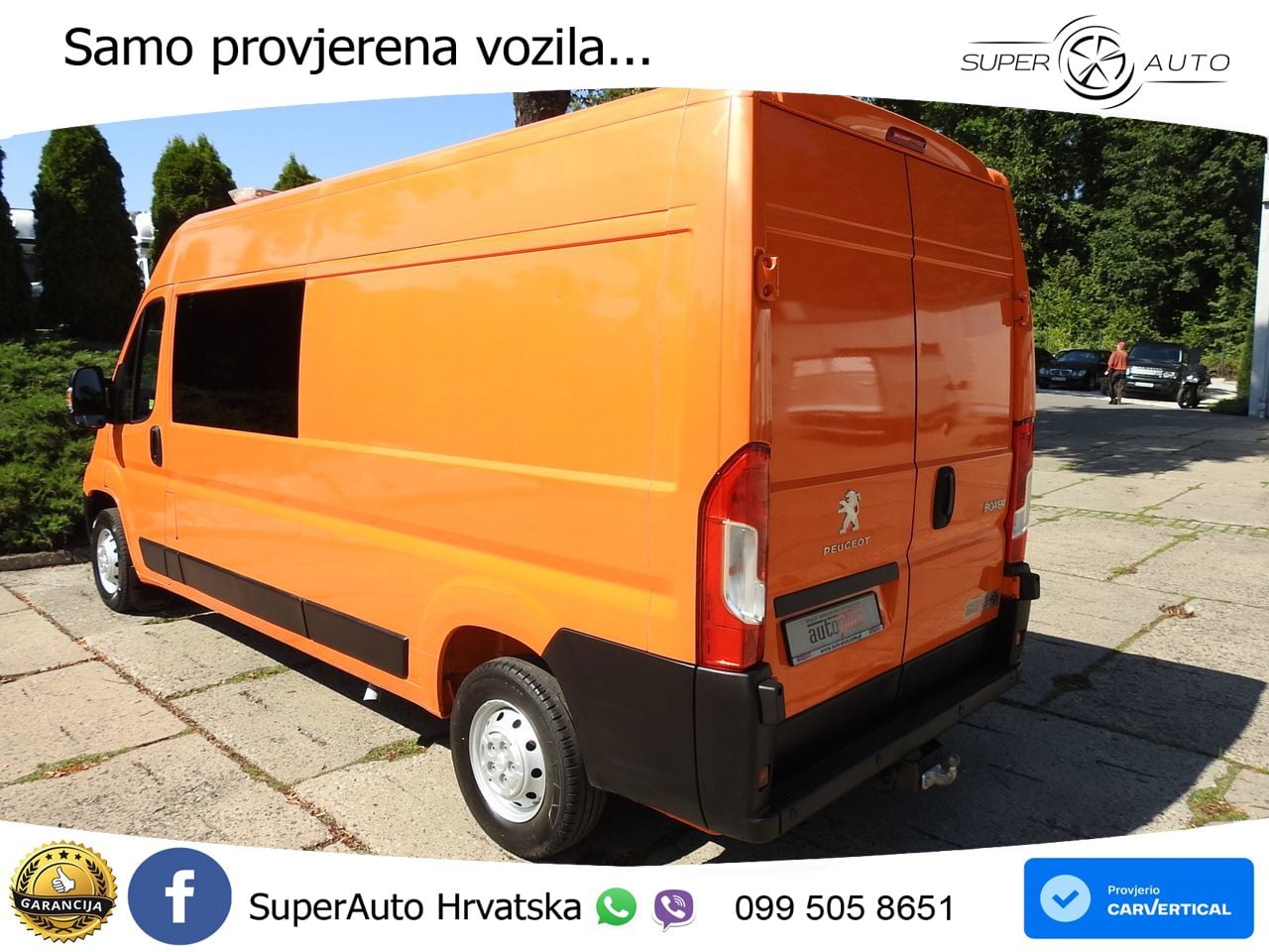 Peugeot BOXER KASTENWAGEN DOPPELKABINE 7 SITZE 120 KS